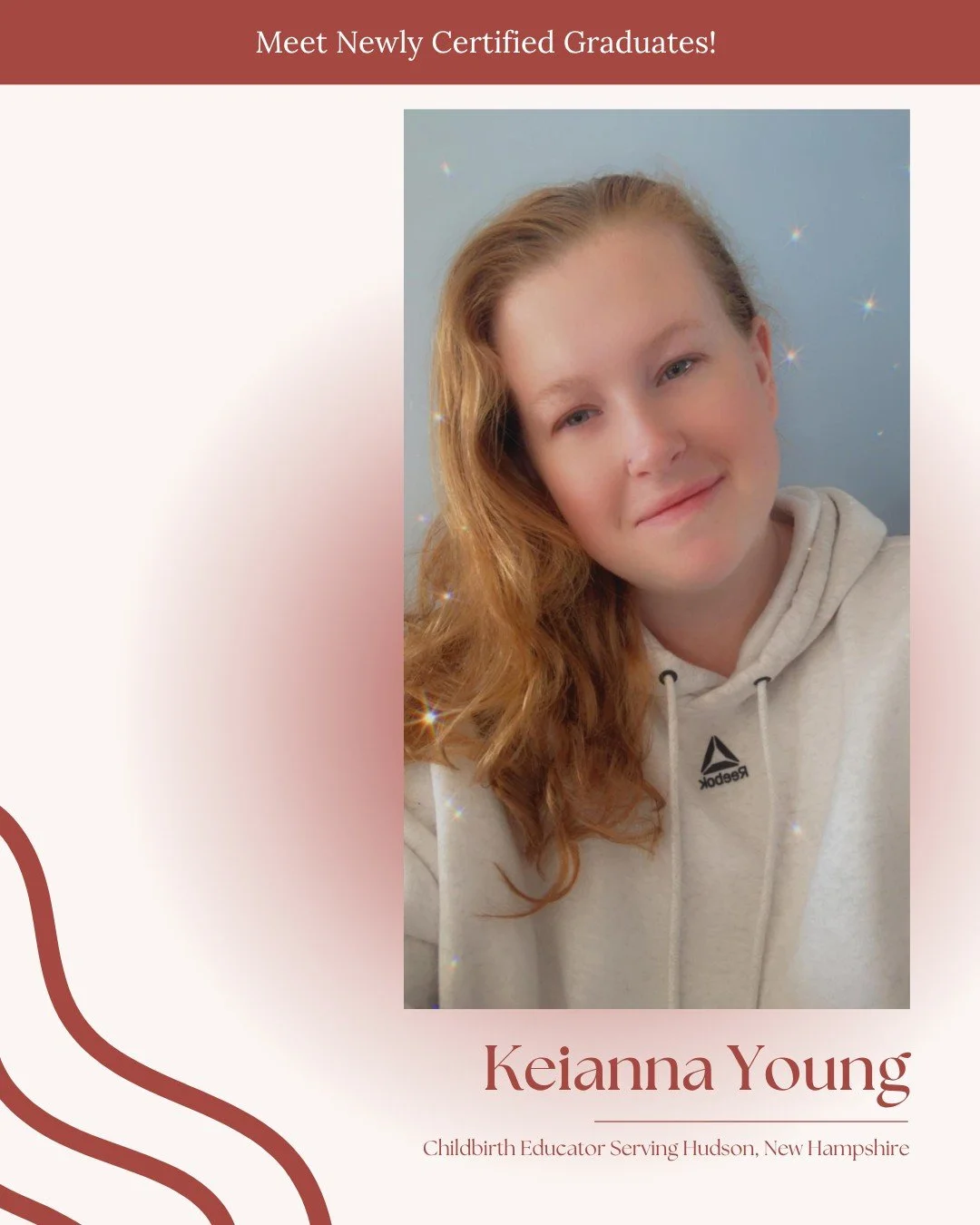 We&rsquo;re excited to celebrate Keianna Young, now a certified Childbirth Educator serving families in Hudson, New Hampshire. Keianna is stepping into this role ready to help parents feel more prepared, more informed, and a little more at ease as th
