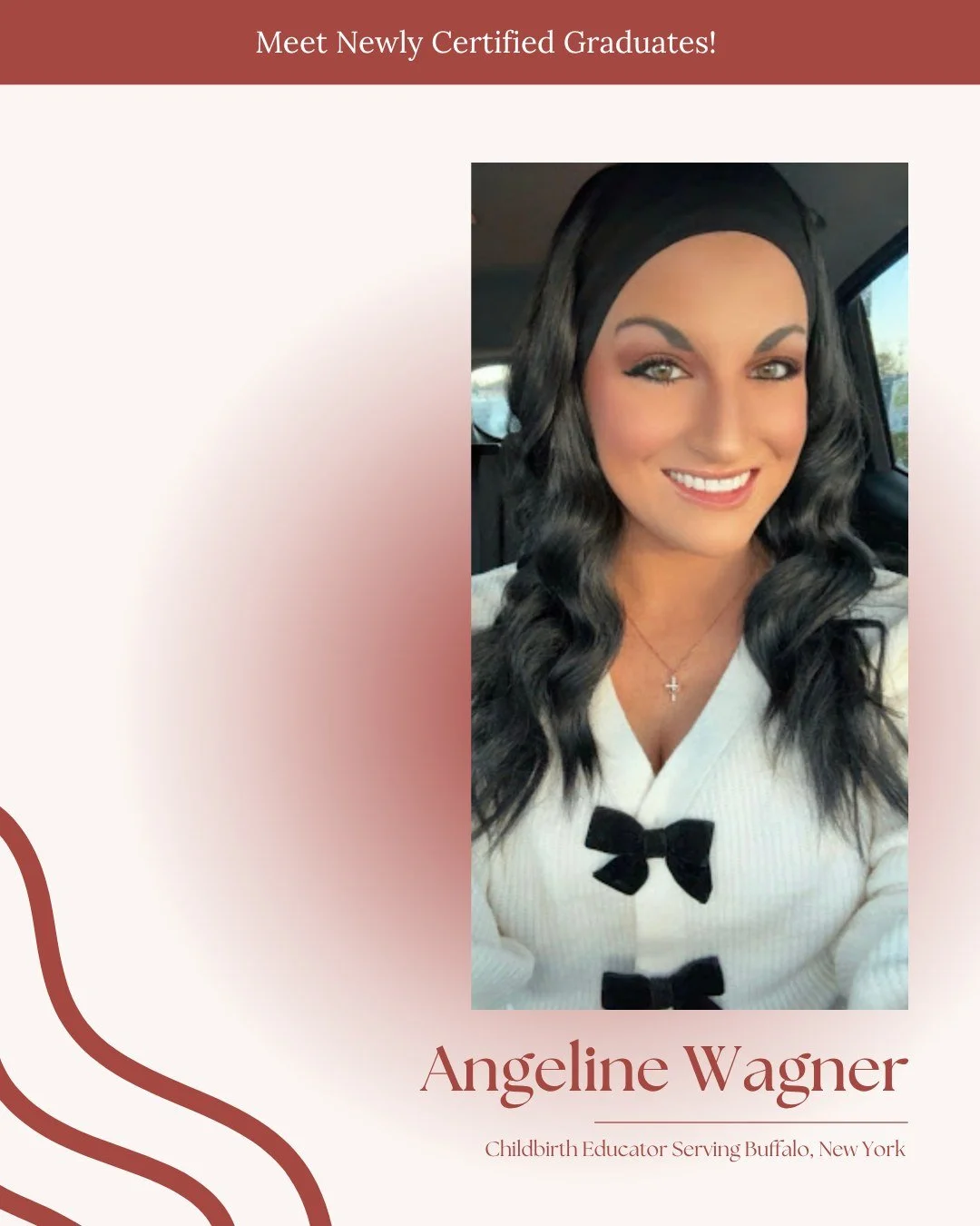 We&rsquo;re happy to celebrate Angeline Wagner, now a certified Childbirth Educator serving families in Buffalo, New York. Angeline is stepping into this work ready to help parents feel more informed, more prepared, and more confident as they get clo