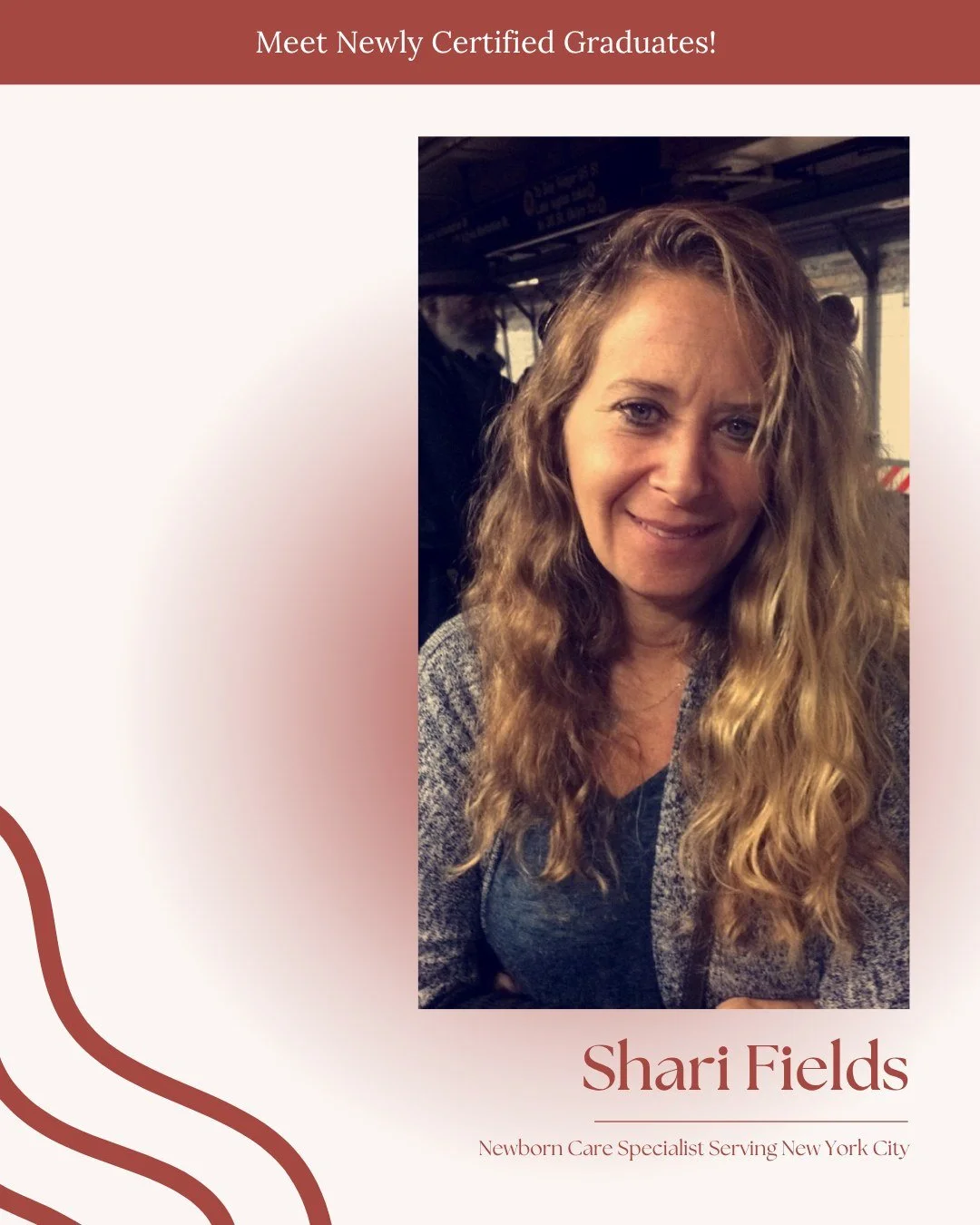 We&rsquo;re happy to celebrate Shari Fields, now a certified Newborn Care Specialist serving families in New York City. Shari is stepping into this work ready to support parents with calm, practical help during those early days and nights with a new 