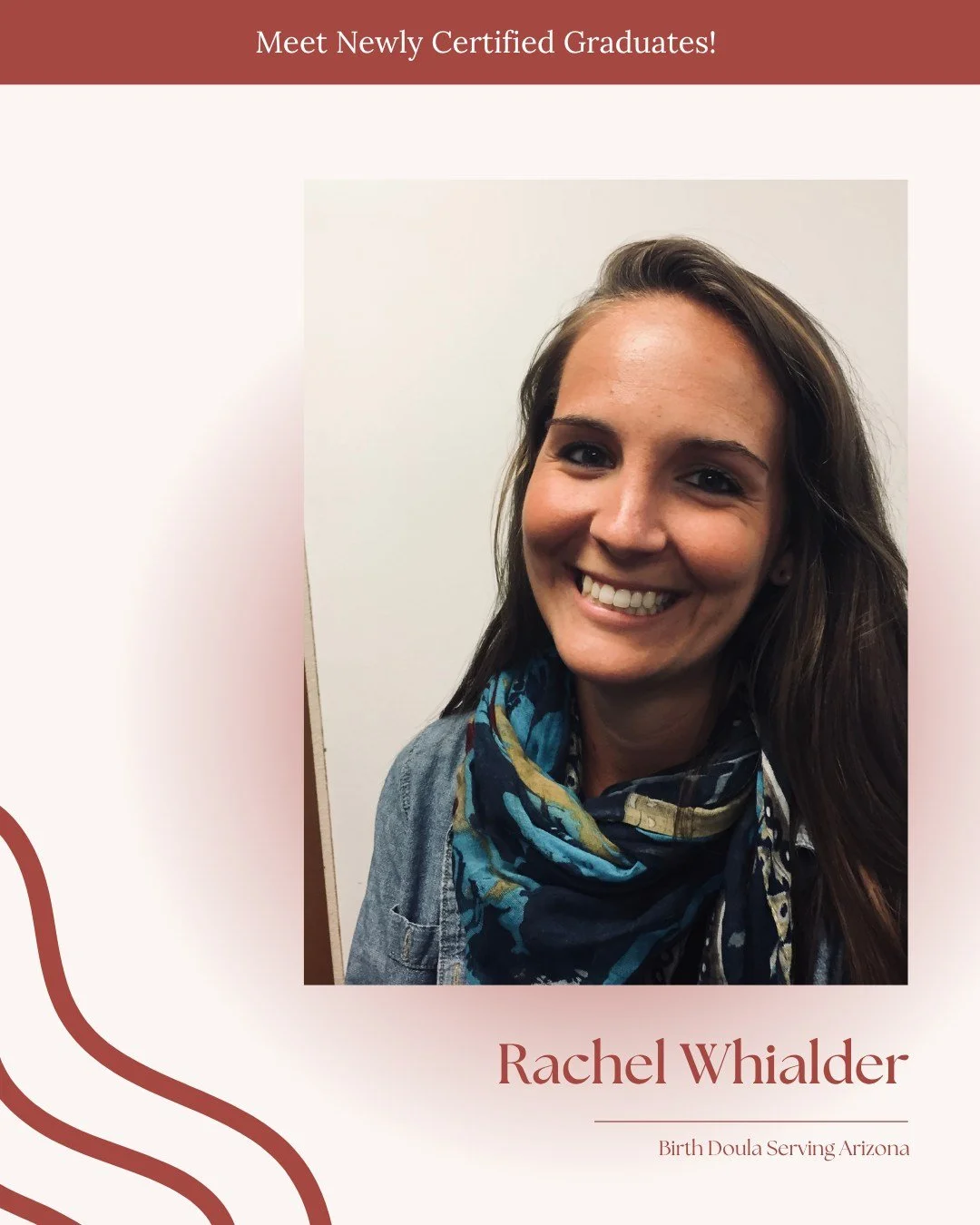 Arizona families now have another certified birth doula ready to walk alongside them.

Congratulations to Rachel Whialder on completing her Birth Doula Certification with DNT Network. From pregnancy support and birth preparation to encouragement duri