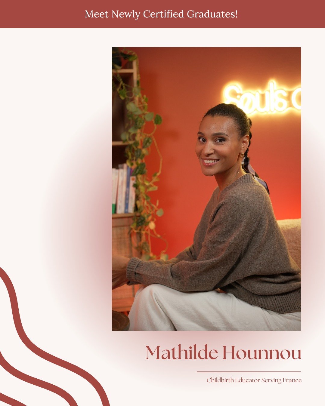 Education can completely change the way families experience pregnancy, birth, and postpartum recovery. Having someone who can guide, teach, and support with compassion makes a lasting impact. @soulsofmama 

Congratulations to Mathilde Hounnou on beco