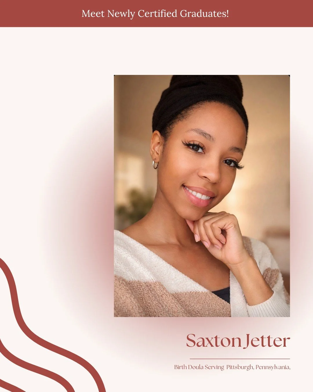 Birth support is about more than just being present during labor. It&rsquo;s about helping families feel heard, informed, encouraged, and supported through one of the biggest moments of their lives.

Congratulations to Saxton Jetter on becoming a cer