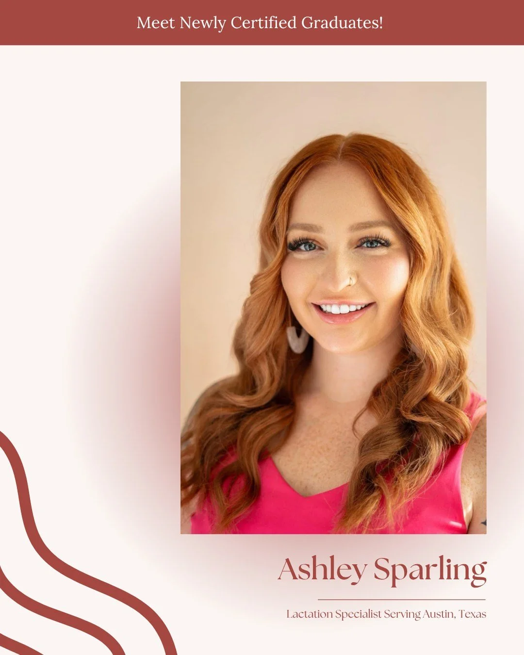 Congratulations to Ashley Sparling on becoming a certified Lactation Specialist serving Austin, Texas.

Feeding a baby can come with big emotions, lots of questions, and moments when families simply need steady support. Ashley is ready to help parent