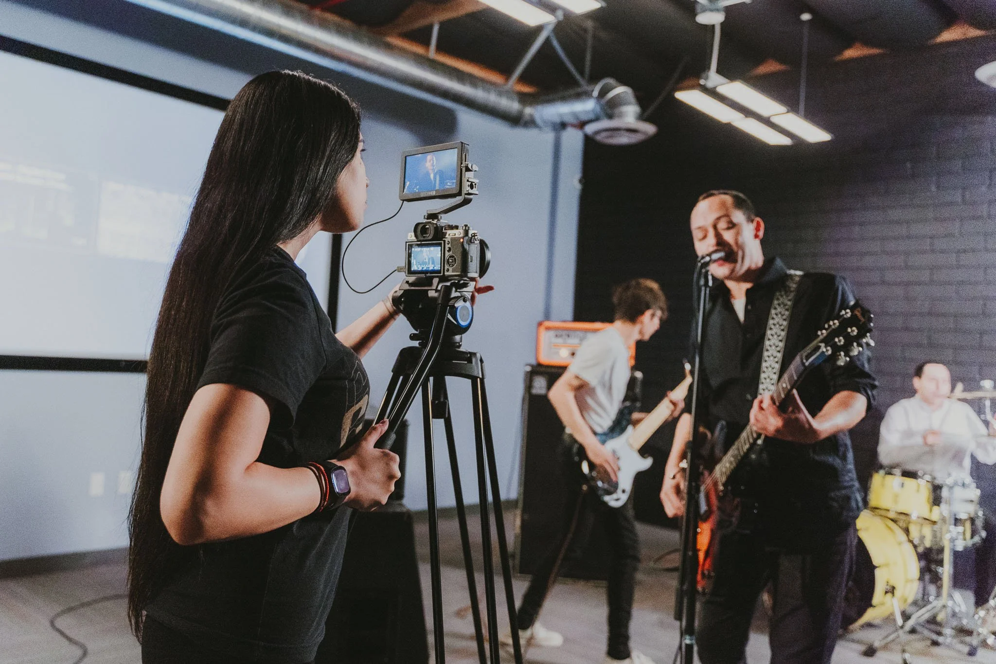 BTS at The Dares Video Shoot