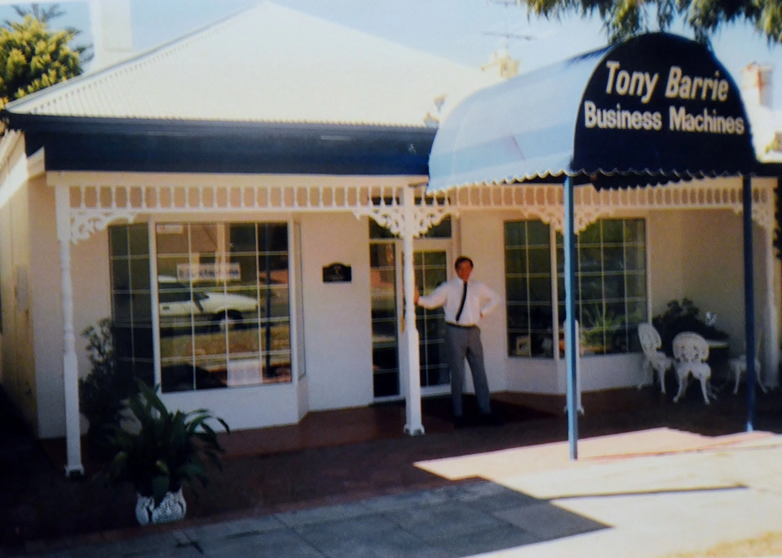 CHAPTER 4 - Dad welcoming us into his office.JPG