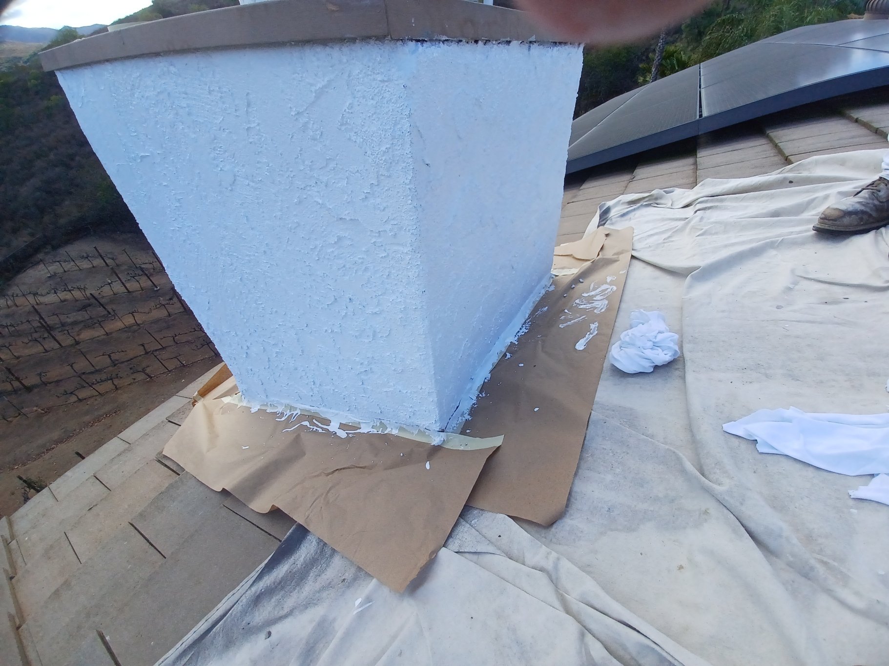 Stucco damage process primer in Rancho Bernardo