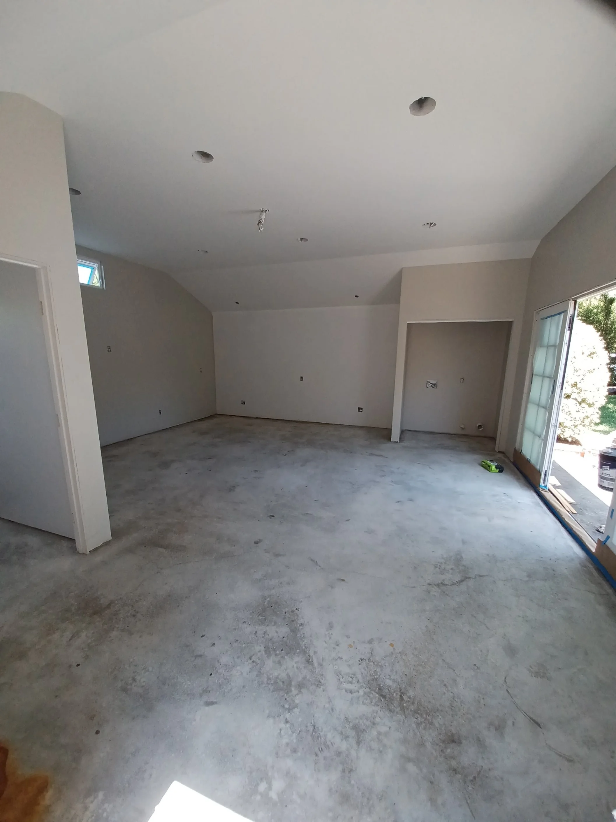 Concrete Stain Before in Encinitas