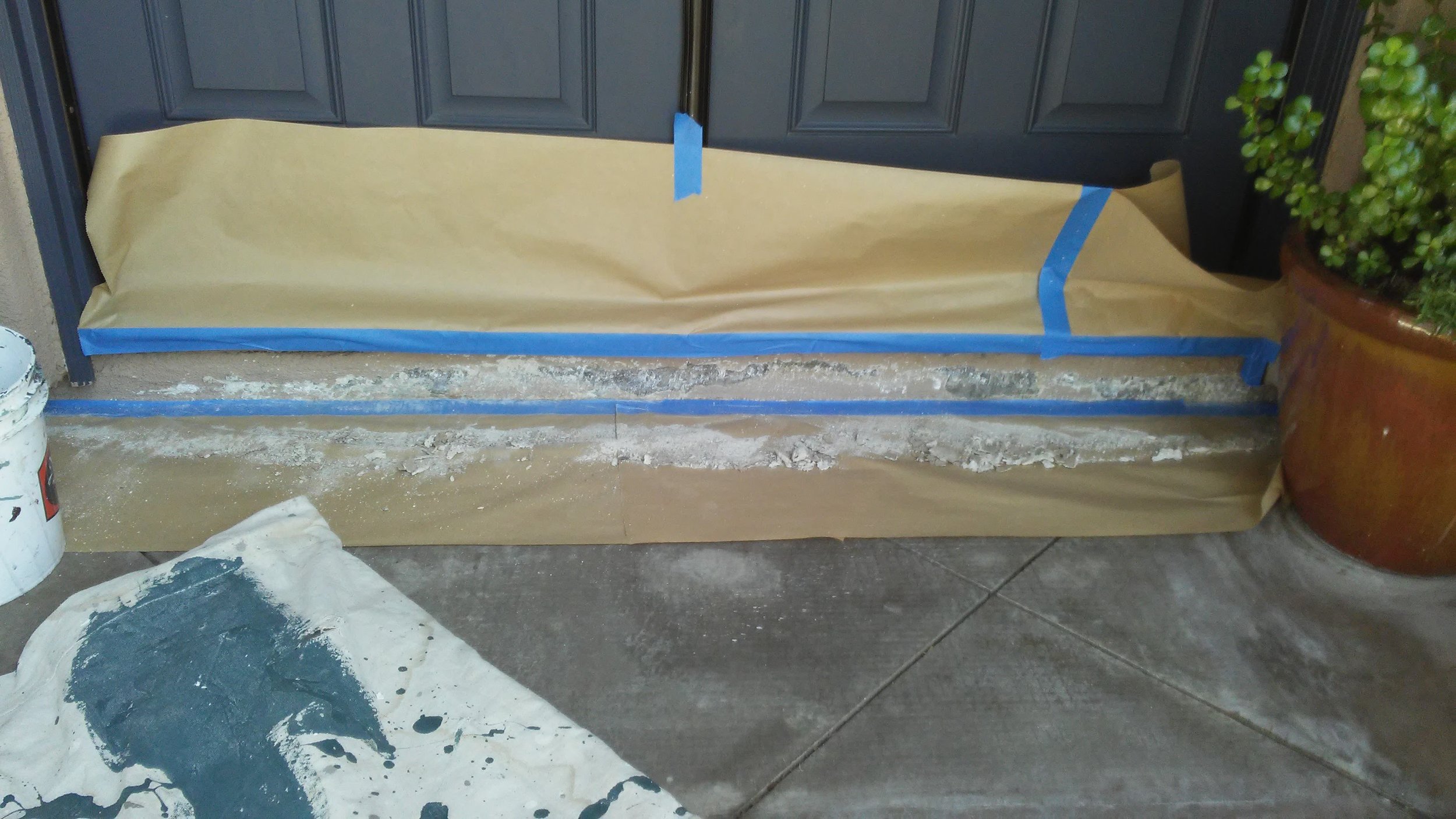 Threshold Stucco Patch Before in Del Mar.jpg