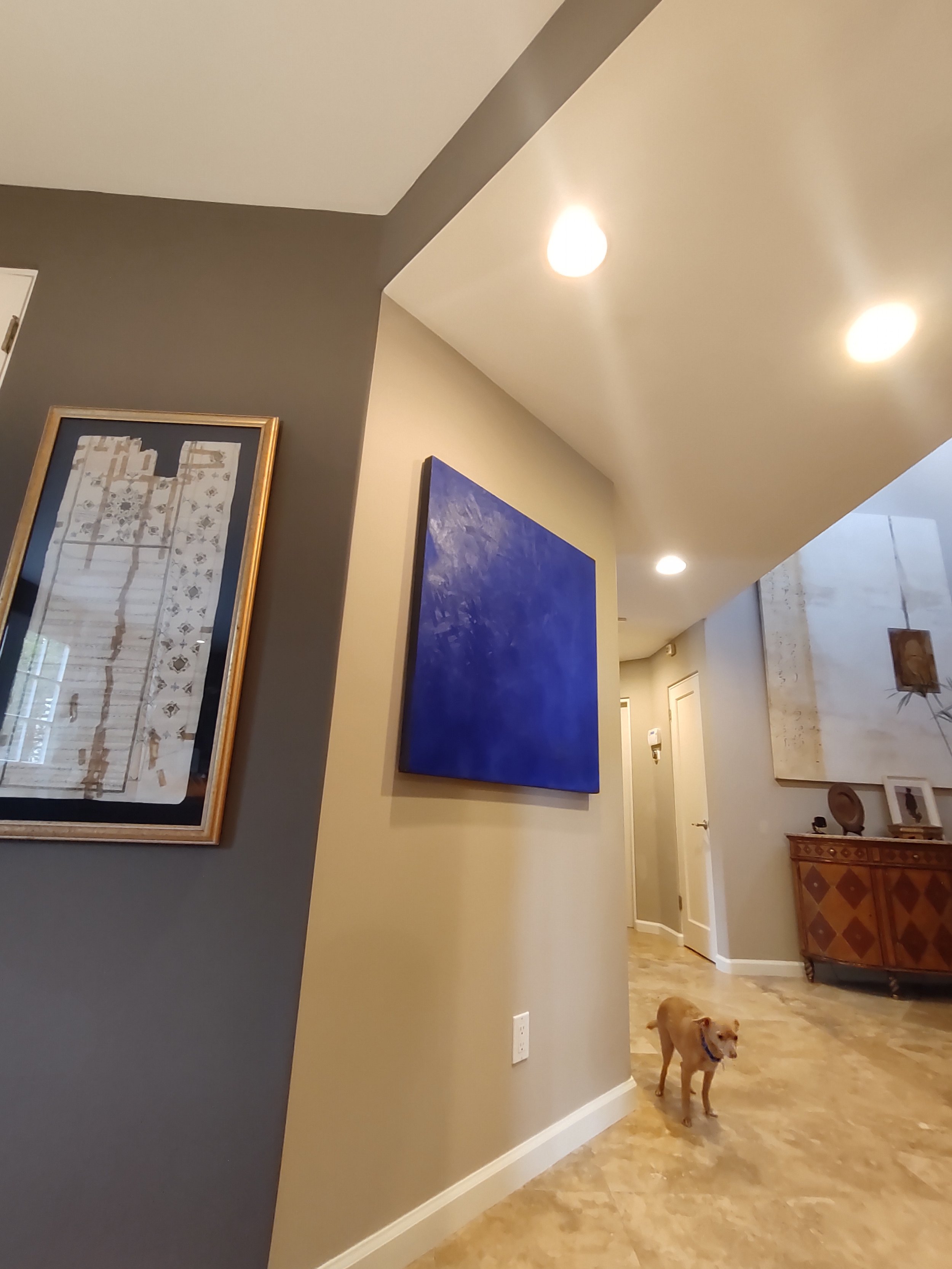 Interior Painting, Accent wall, straight lines in Cardiff by the Sea