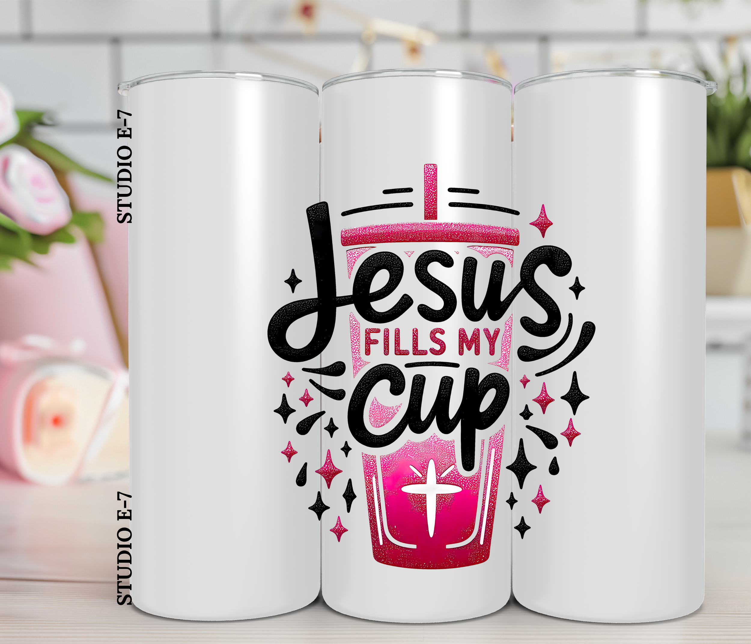 Jesus fills my cup Tumbler