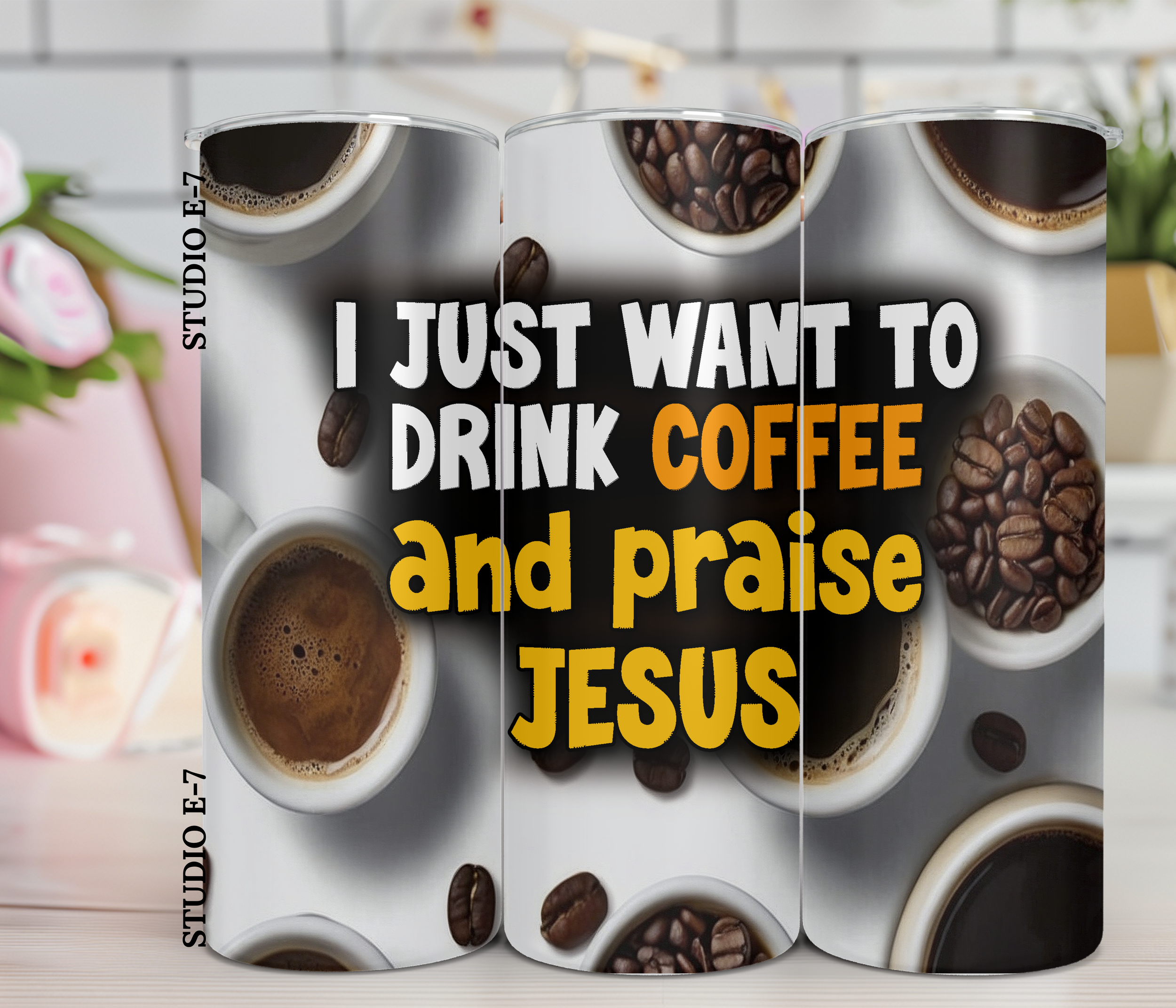 Coffee & Praise Jesus Tumbler
