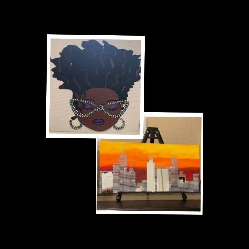 Glam Art + Home Décor