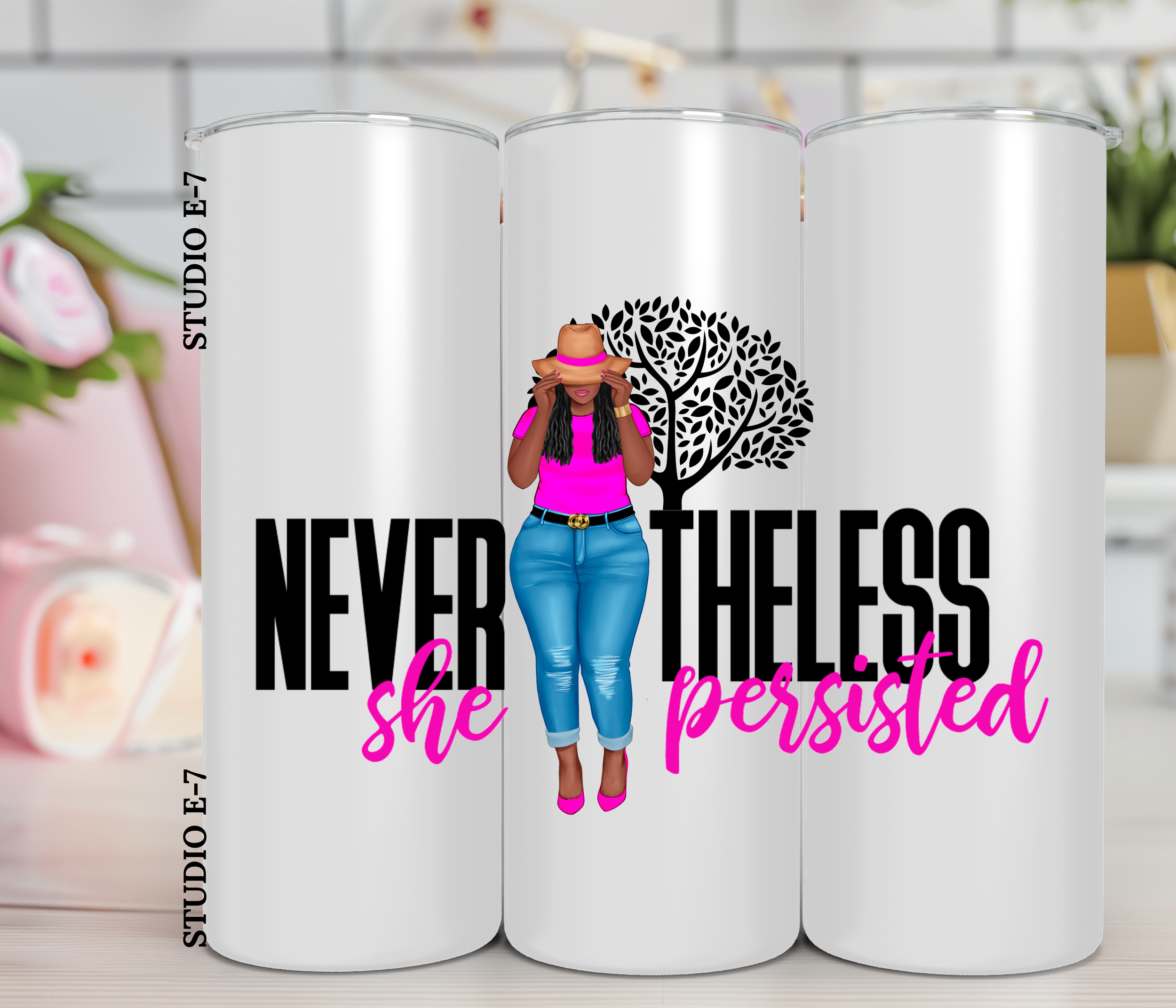 Nevertheless She Persisted Tumbler