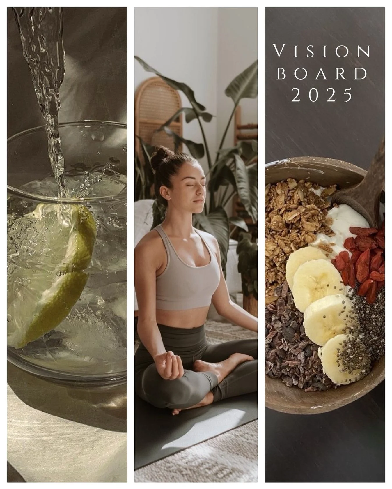 Bonjour,
Je vous adresse mes meilleurs vœux pour cette année 2025 🥂. J’ai élaboré un vision board pour 2025, incluant diverses routines et défis que je souhaite mettre en place cette année. Et vous, qu