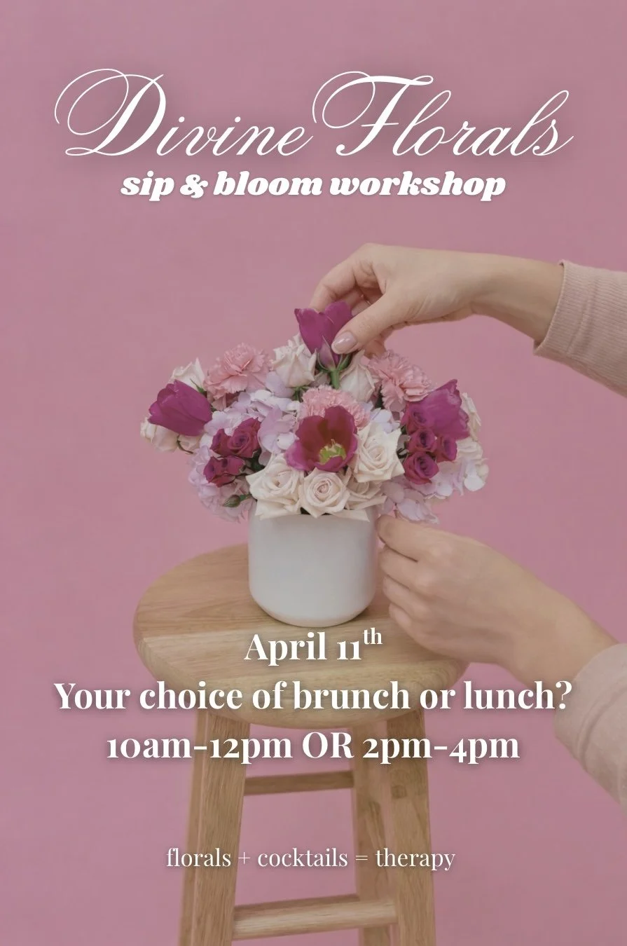 Sip & Bloom Workshop