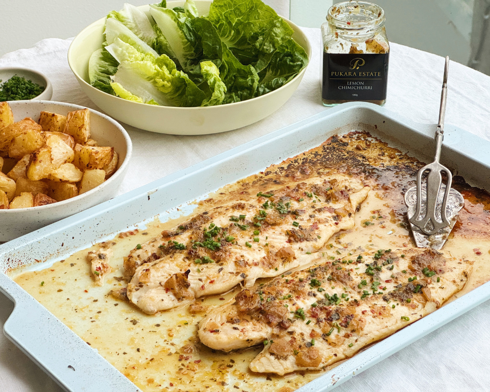 Grilled Chimichurri Fish