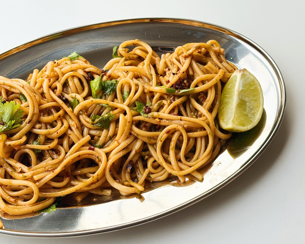 Spicy Coriander Lime Noodles