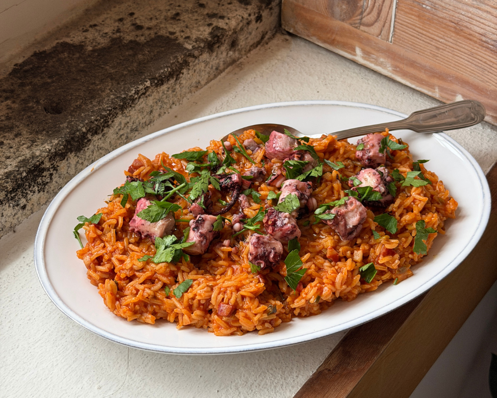 Arroz de Polvo - One-Pot Portuguese Octopus Rice