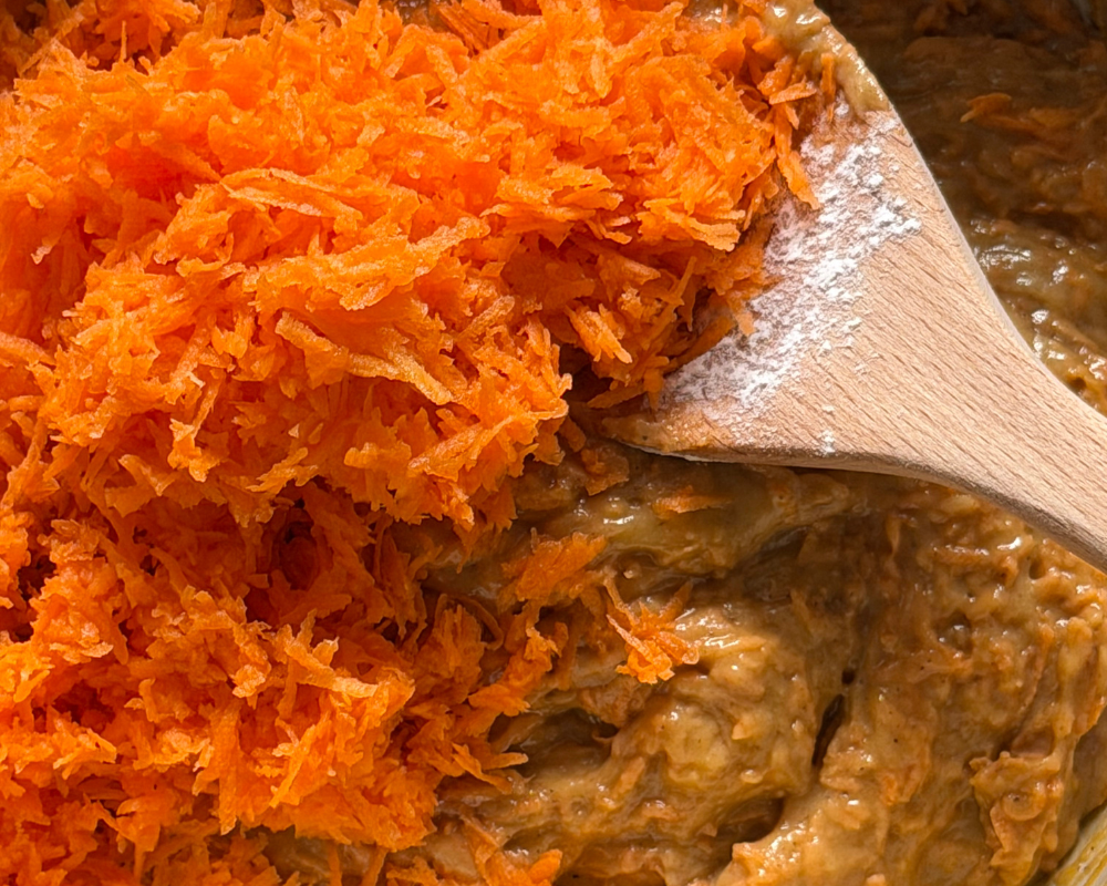Grated carrots for Carrot cake loaf .png