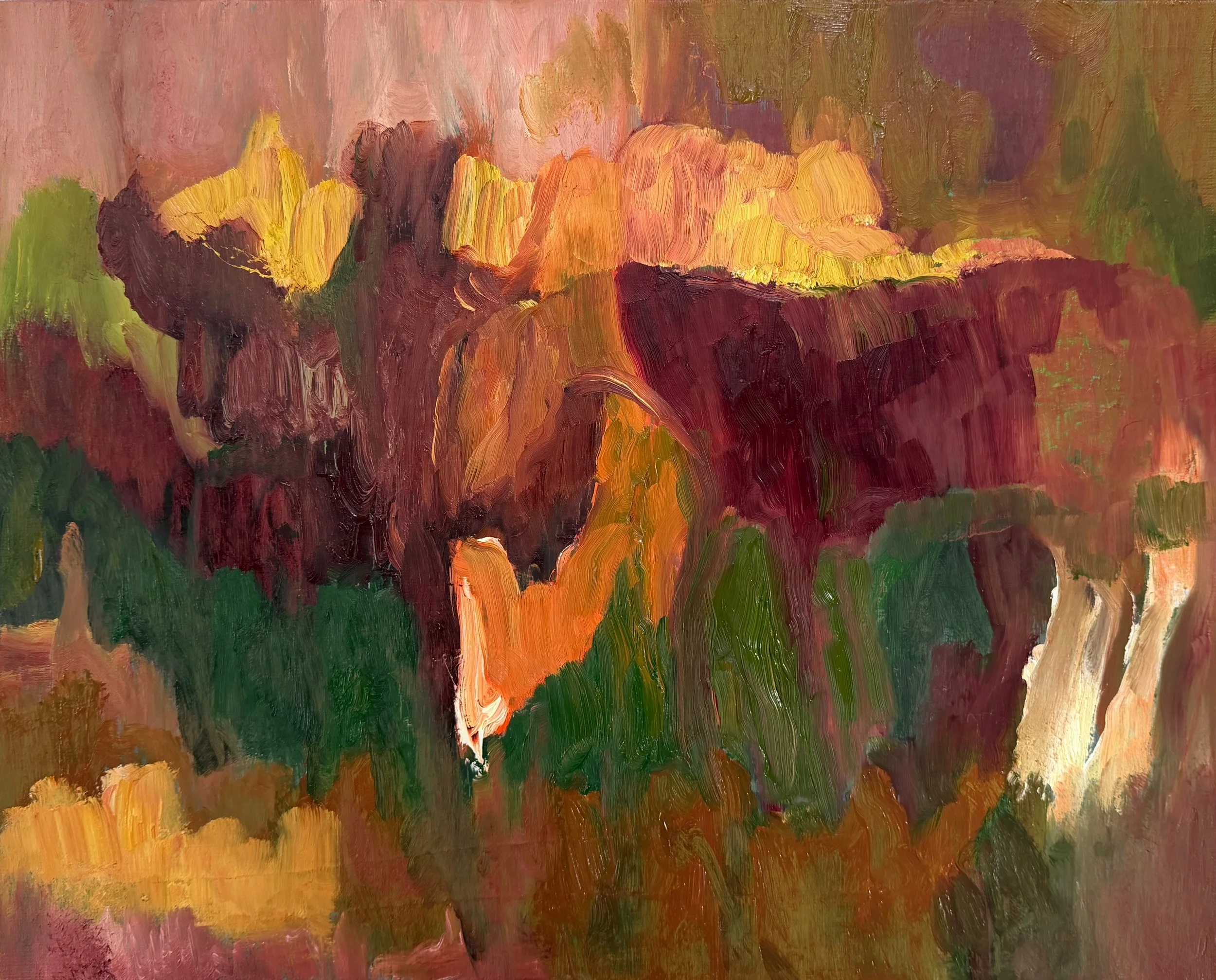 Anam Cara (2026, oil on linen, 40 x 50 cm)