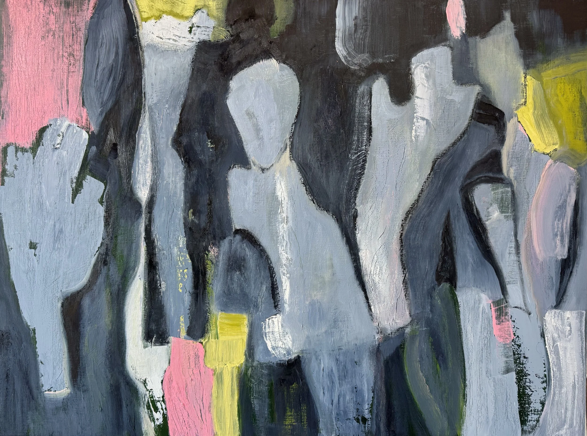 Stone Shadows, 2024. Oil on linen - 60 x 80 cm