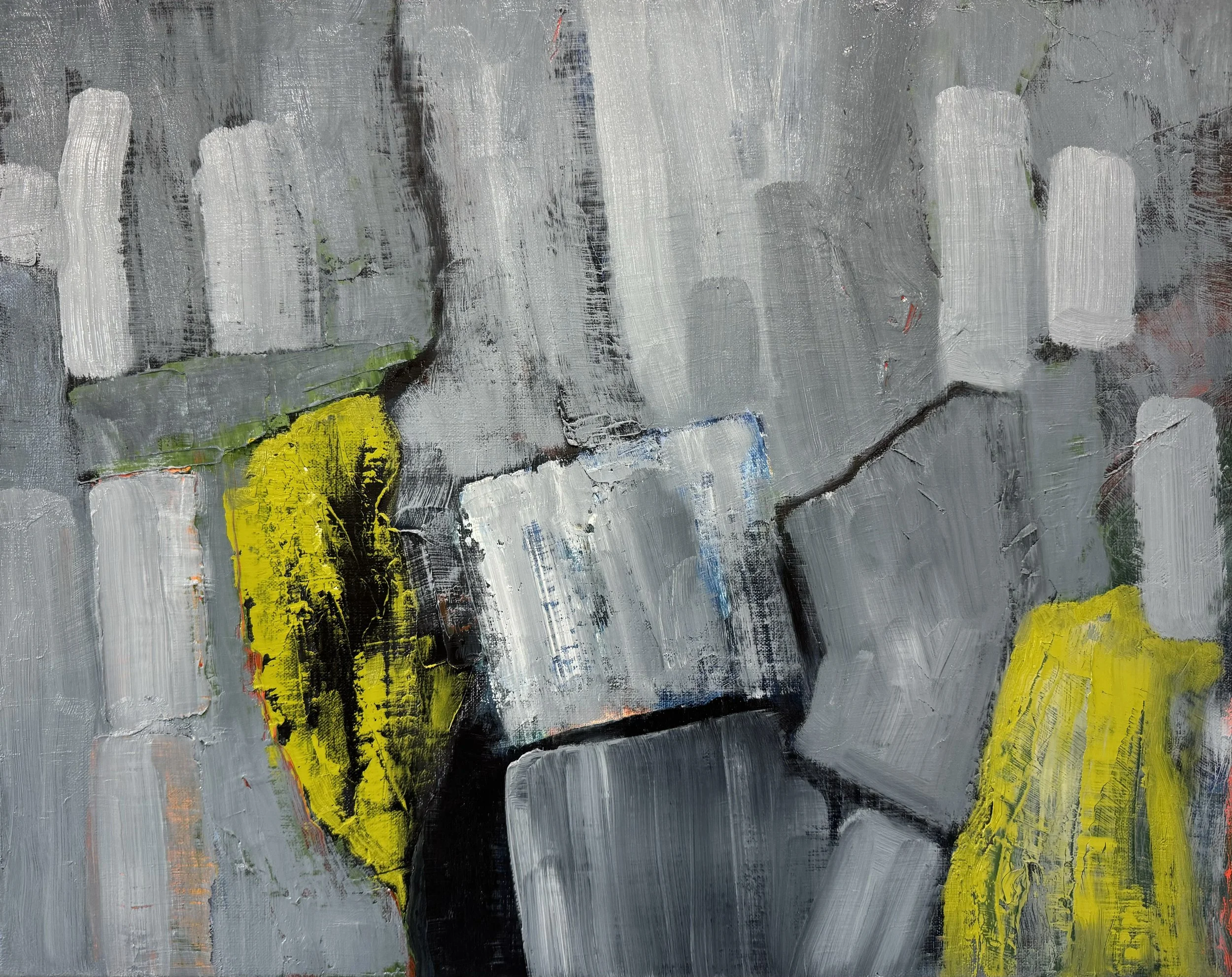 Runic, 2024. Oil on linen - 40.5 x 51 cm