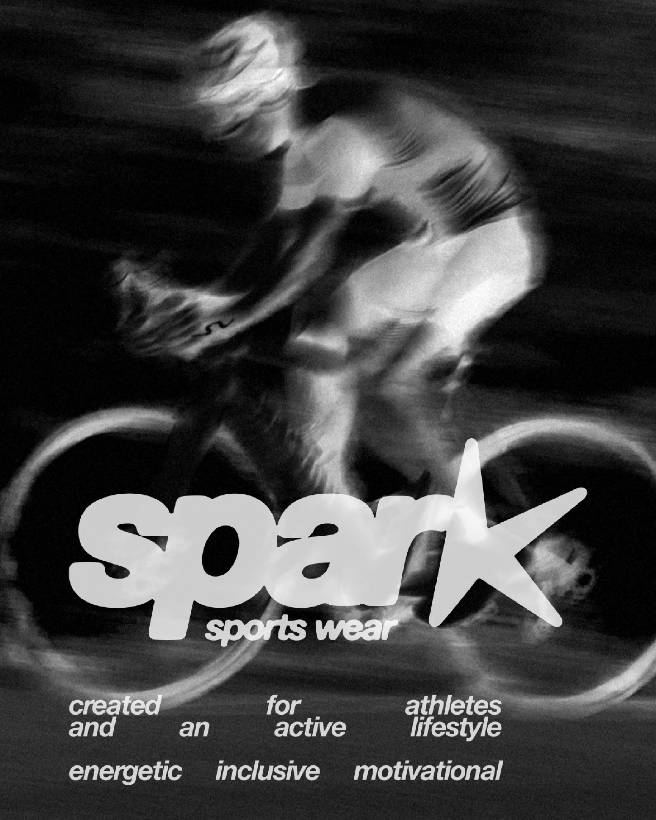 Brand design for a sports brand names spark.