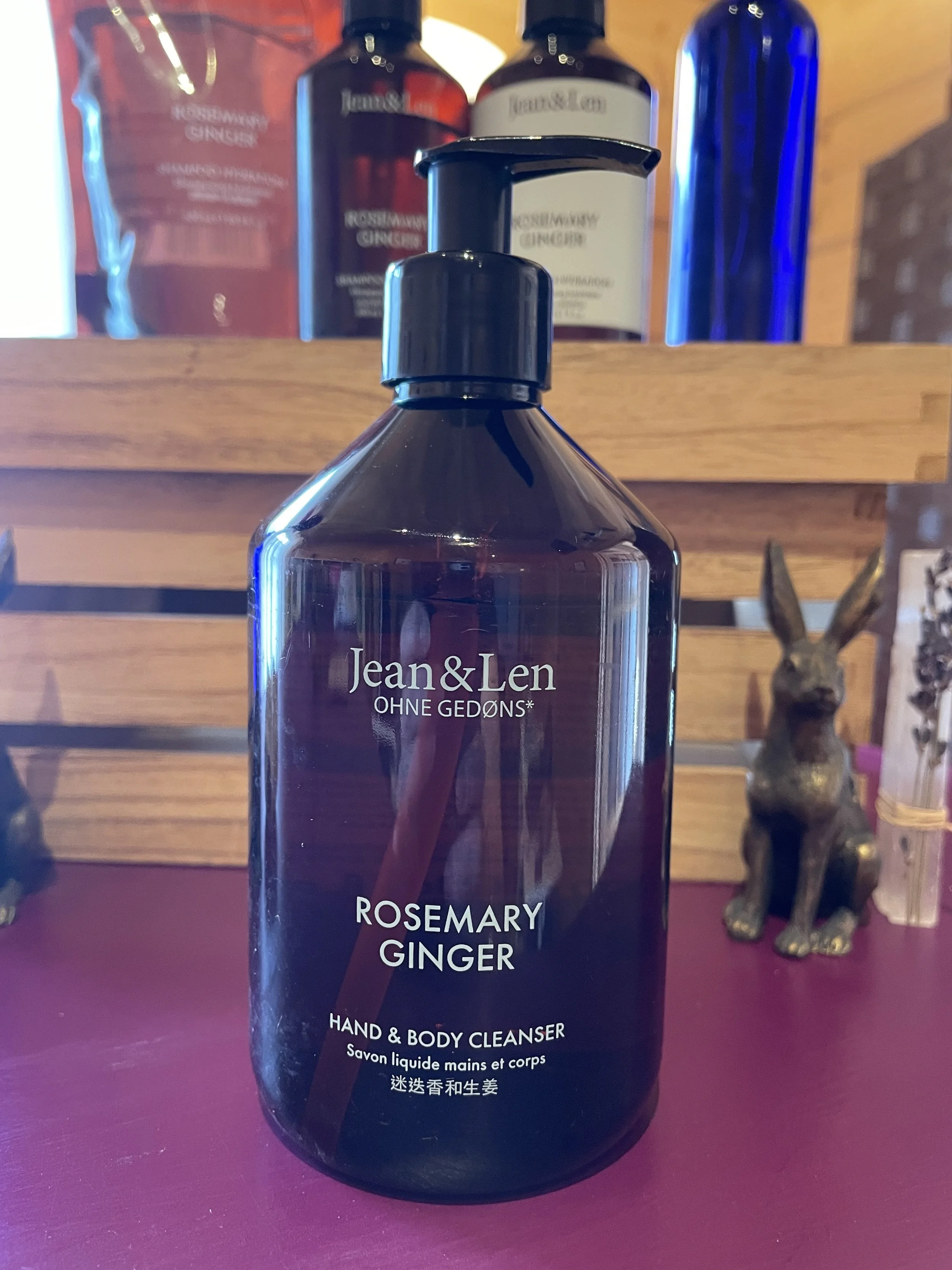Jean & Len Rosemary Ginger Hand & Body Cleanser