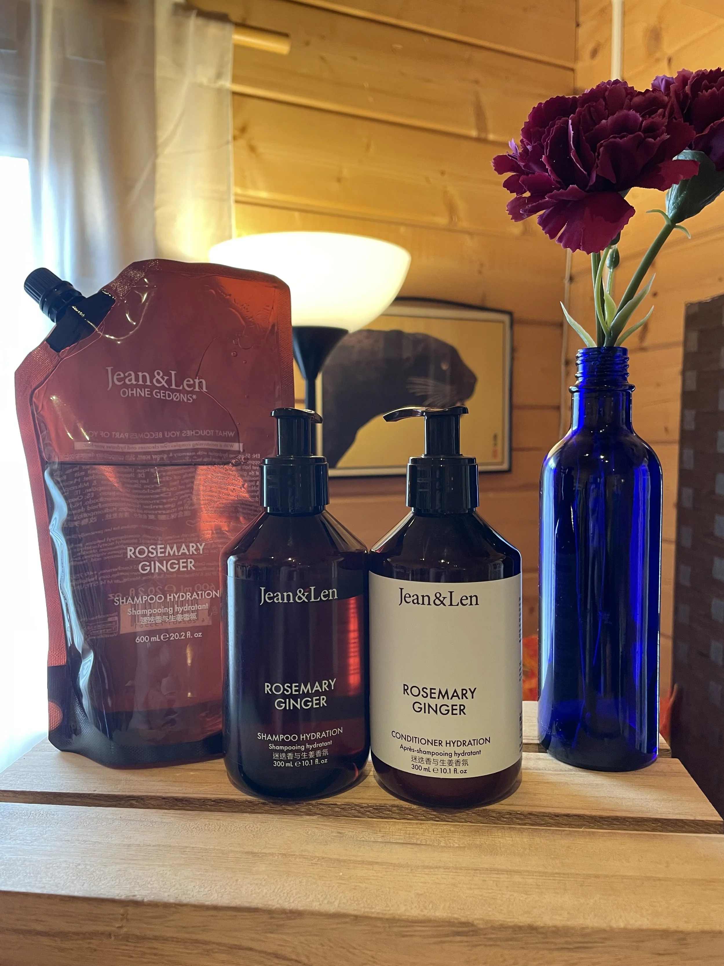 Jean & Len Rosemary Ginger Hair Care