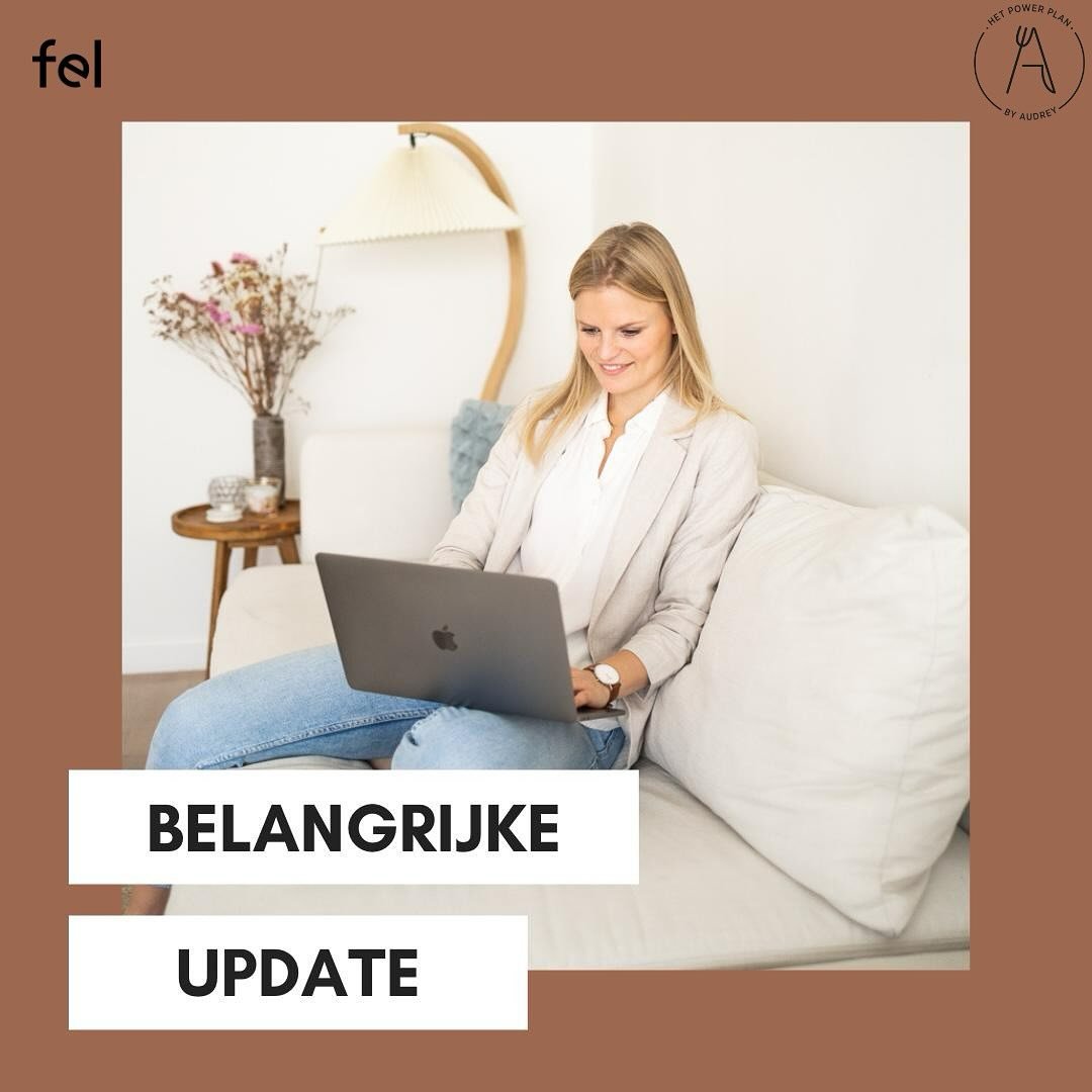 📢 Belangrijke boodschap van Audrey ! 

Na een fijne periode waarin ik jullie met veel plezier fysiek heb ontmoet bij FEL, neem ik afscheid van de fysieke consultaties. 🏡 Door mijn verhuizing is de afstand helaas te groot geworden om alles goed te b