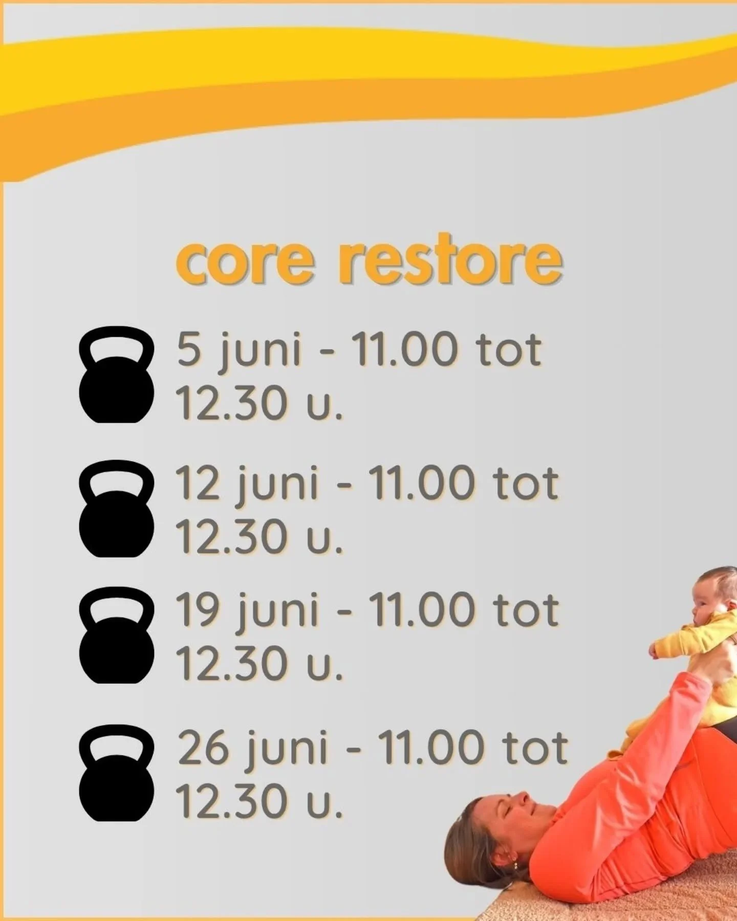 Wie houdt er niet van bewegen samen met gelijkgestemden? 

Ons aanbod wordt uitgebreid met kersverse buitentrainingen:

Felle mama core restore &ndash; postpartum hersteltraject
Een verdiepende reeks rond ademhaling, bekkenbodem, corefunctie, drukreg