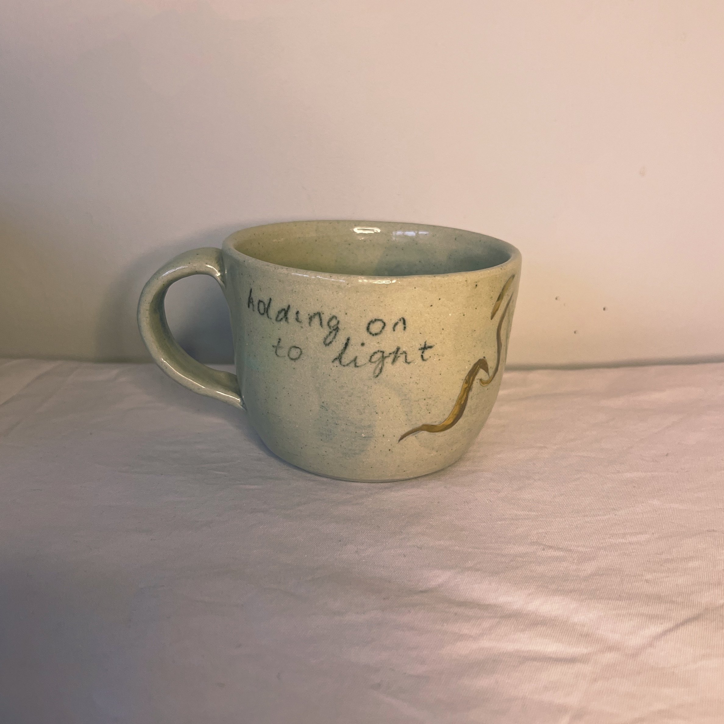 Holding on Mug