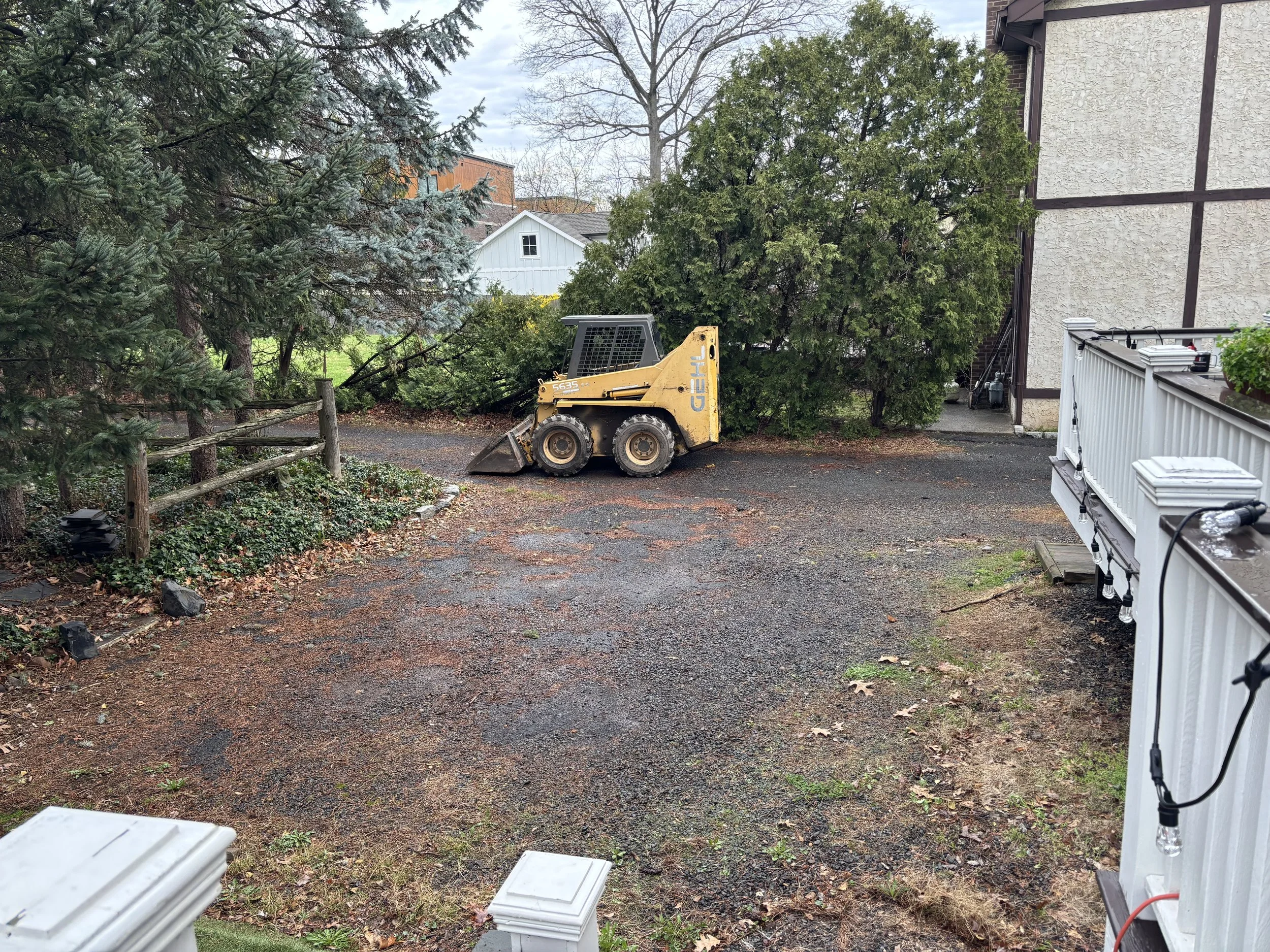 BEFORE - ASPHALT PARKING SPOT