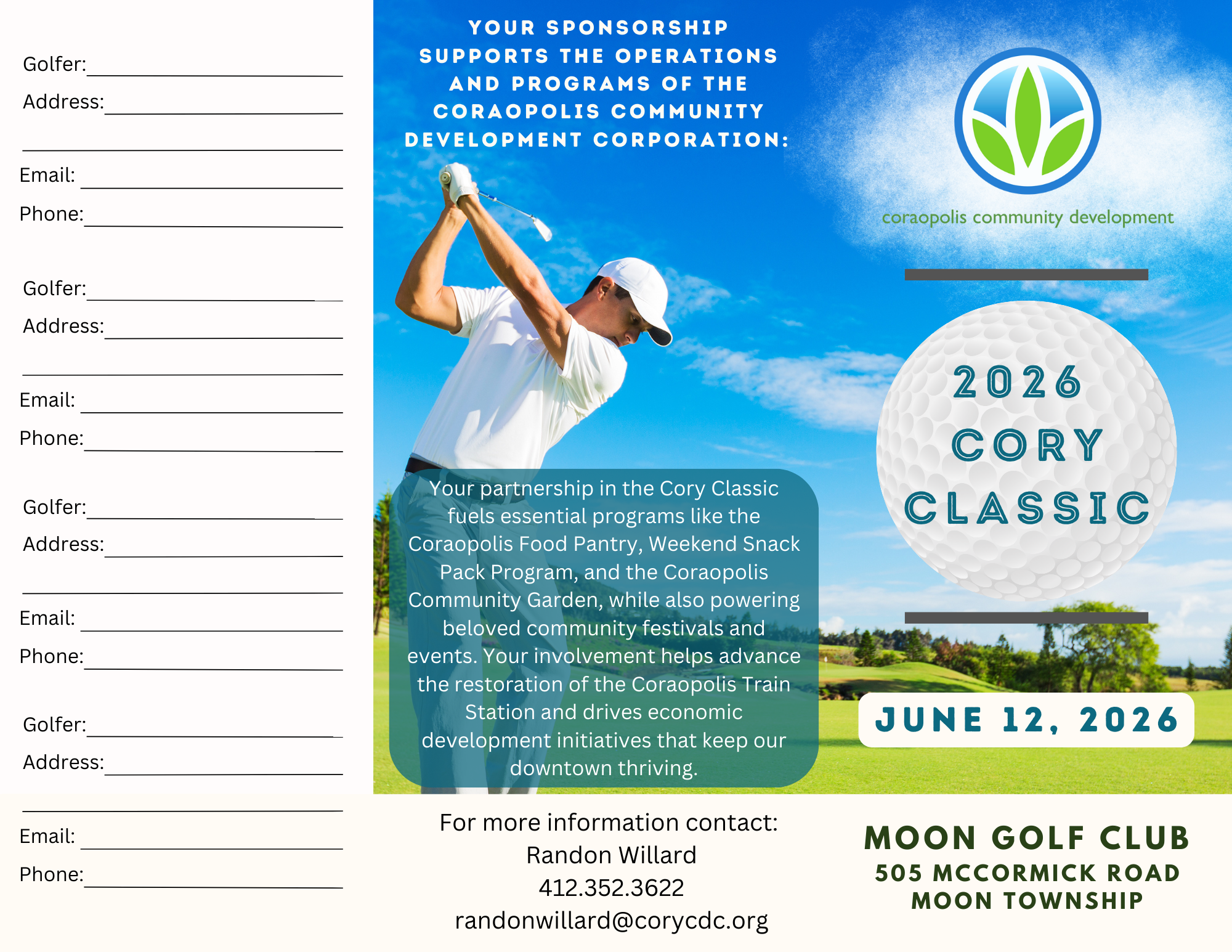 2026 Cory Classic Golf Outing 