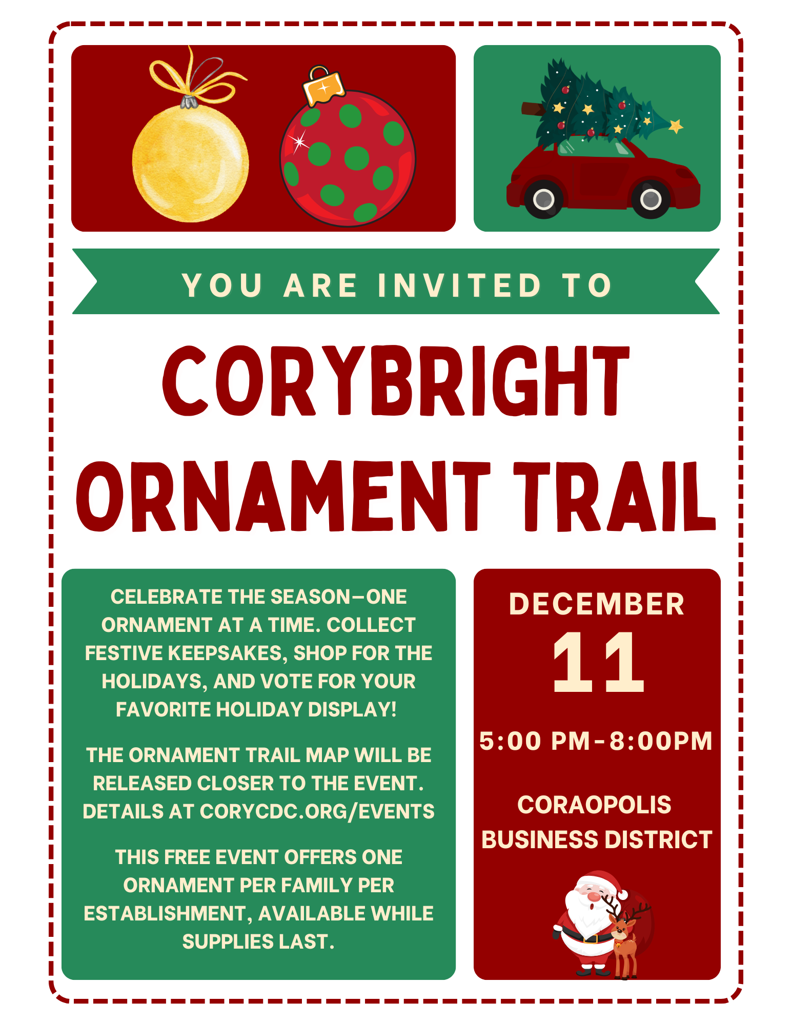CoryBright Ornament Trail 