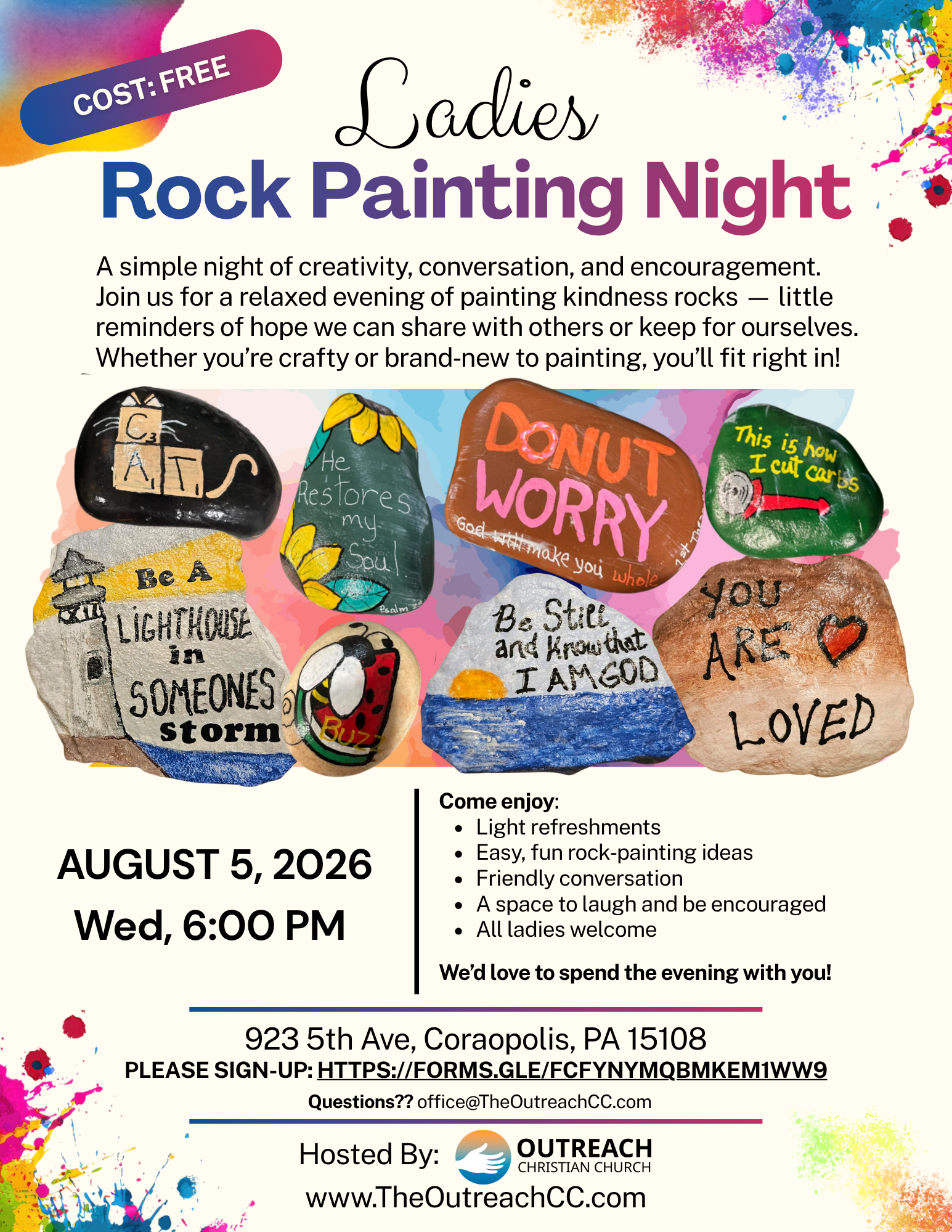 Ladies Rock Painting Night