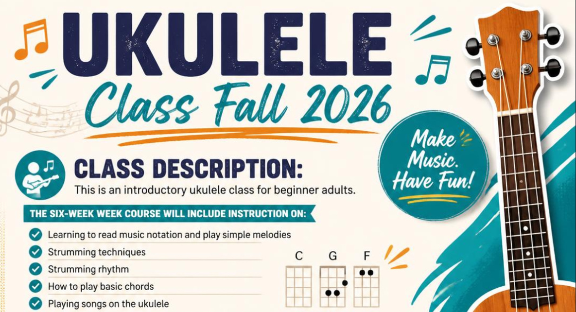 Ukulele Class for Adult Beginners