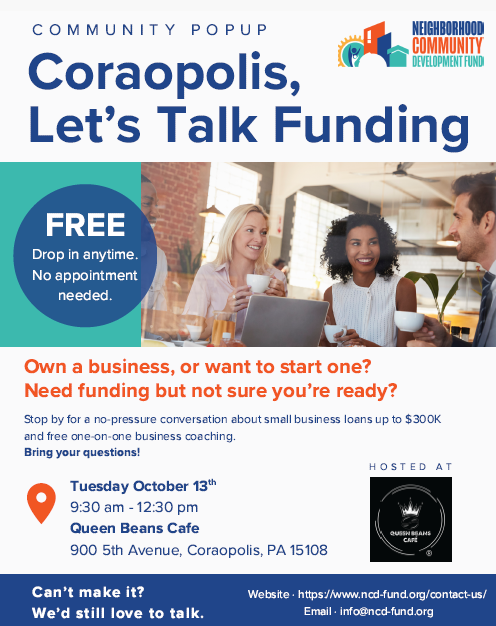 Business Funding with Neighborhood Community Development Fund