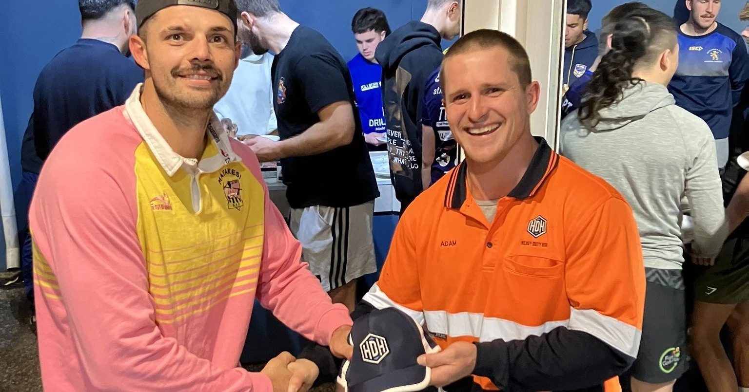 Congratulations to @nedlandsrugby  player @mattylansdown_  for the closest guess in last weeks mystery.. The mystery asset- a PC55mr-5! 
Due in the coming weeks, our unit will be fitted with a 180 degree tilt hitch, so you can get those batters with 