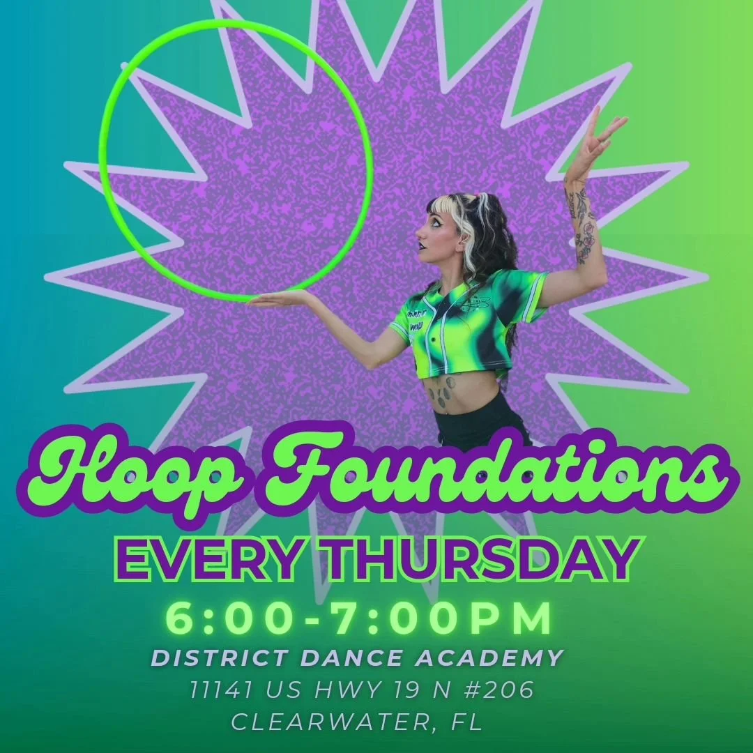 Ready to level up your hooping game? Join me for 4 weeks of Hula Hoop Foundations - in-person or online! From mastering on-body techniques to exploring isolations, wraps, and folds, this series will build your hoop dance skills from the ground up. Do