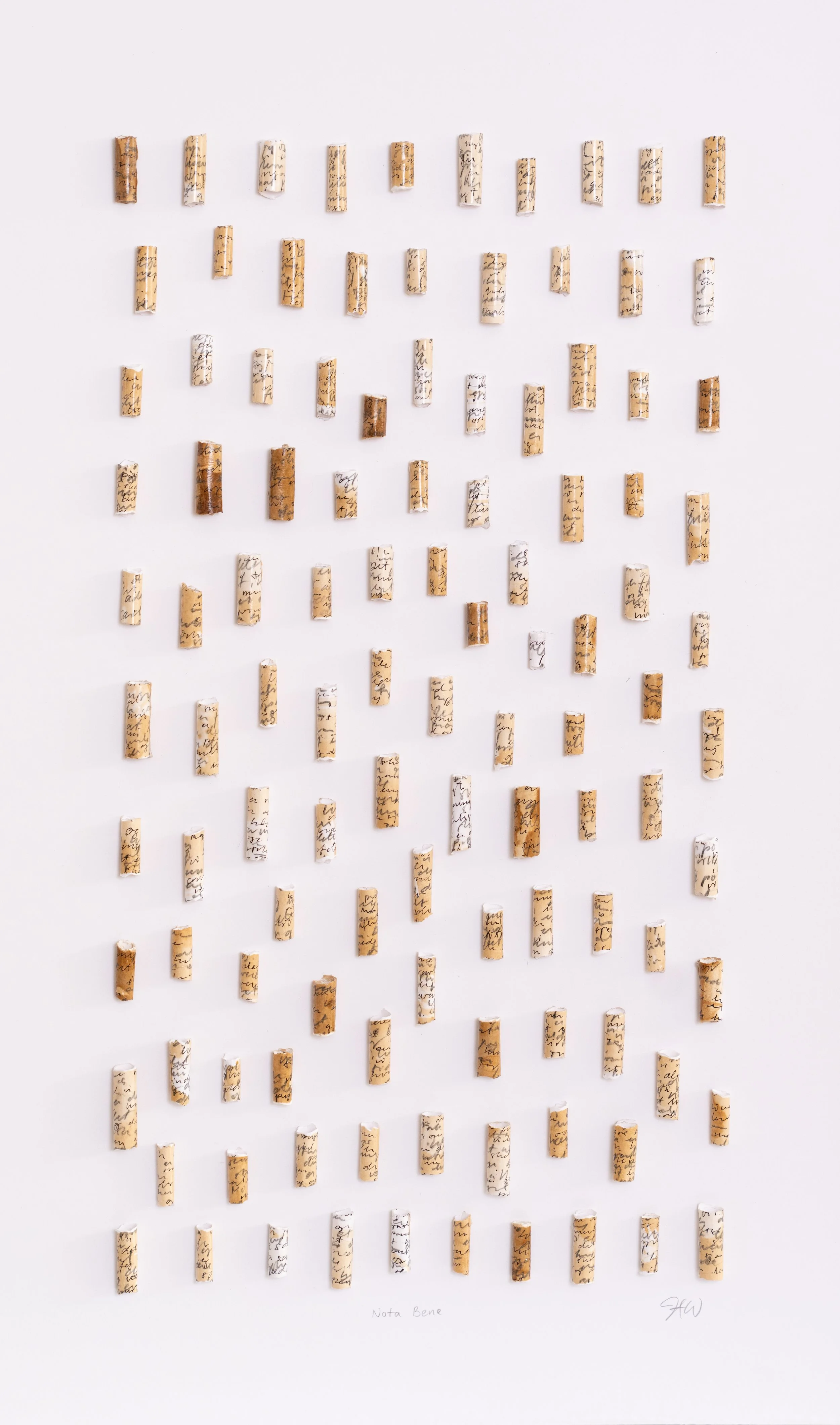 Nota Bene 100x60cm Paper Collage 2026