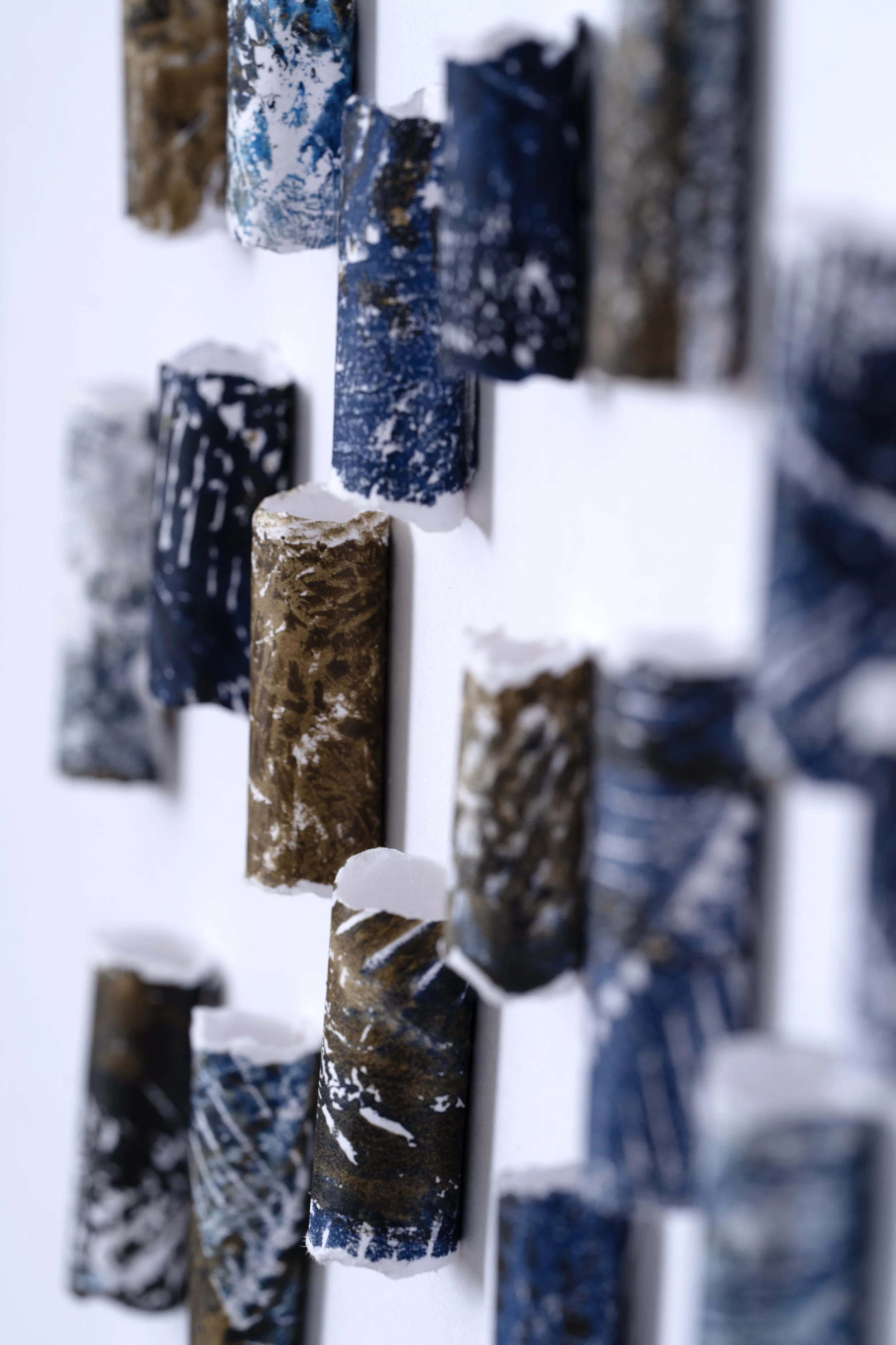 Detail from "Fossils" 60x60cm