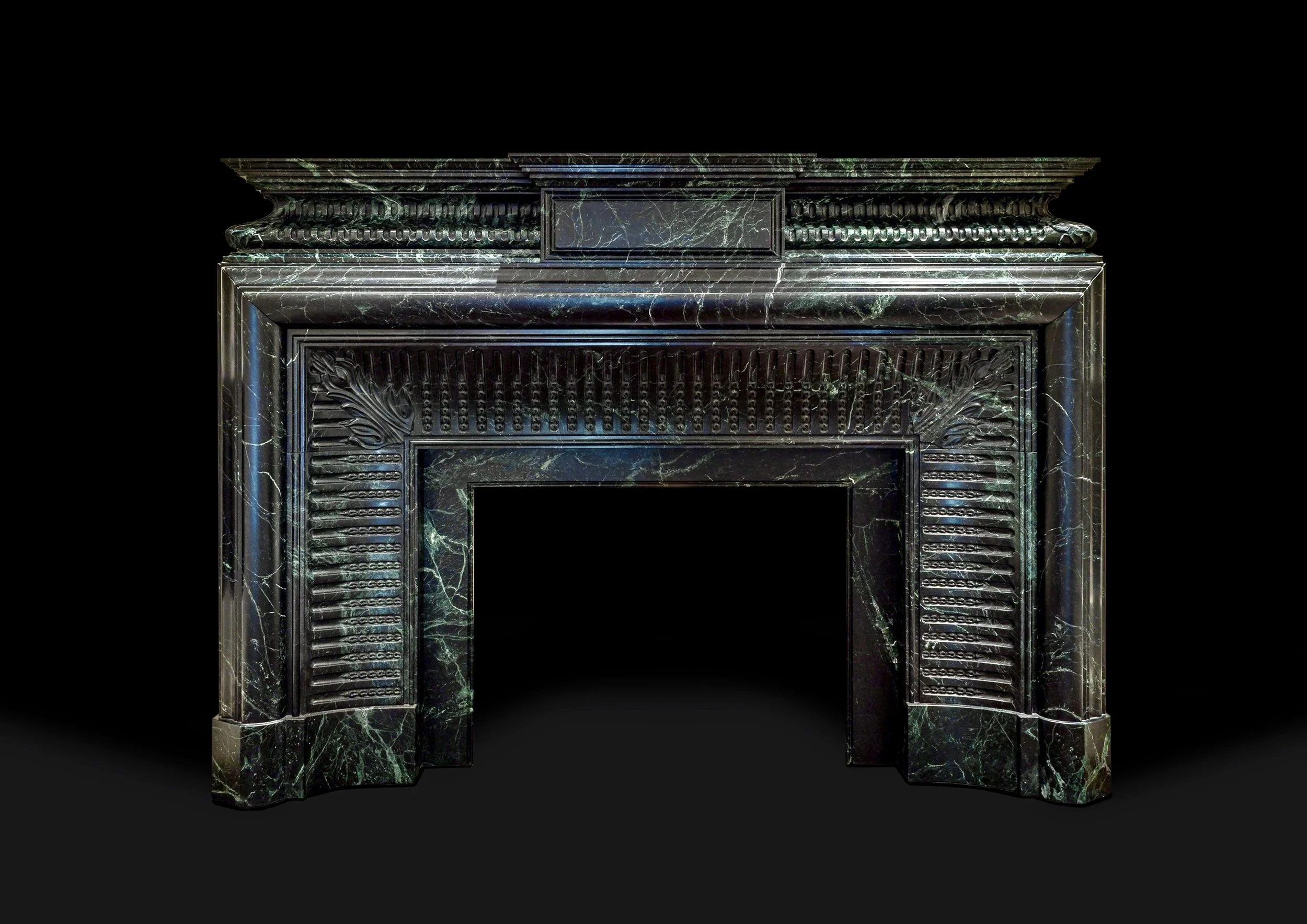 Liven Fireplace Surround in Verde Tinos | Victoria Stone — Victoria Stone