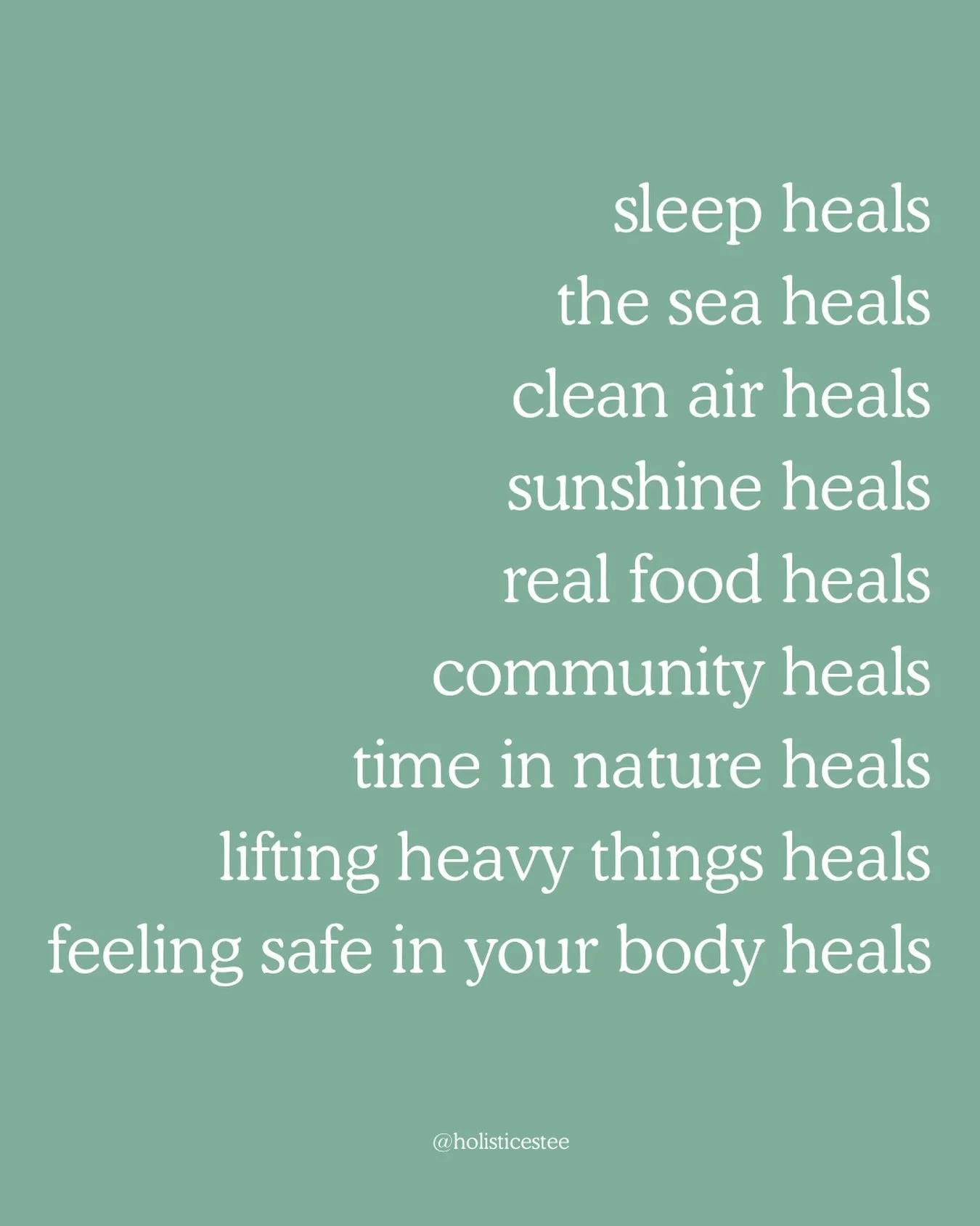 What else would you add?

A lot of our problems stem from disconnection: from our bodies, from nature, and from each other. 

Plus the mismatch between what our bodies were designed to do and the pace (and many other features) of modern life, which o