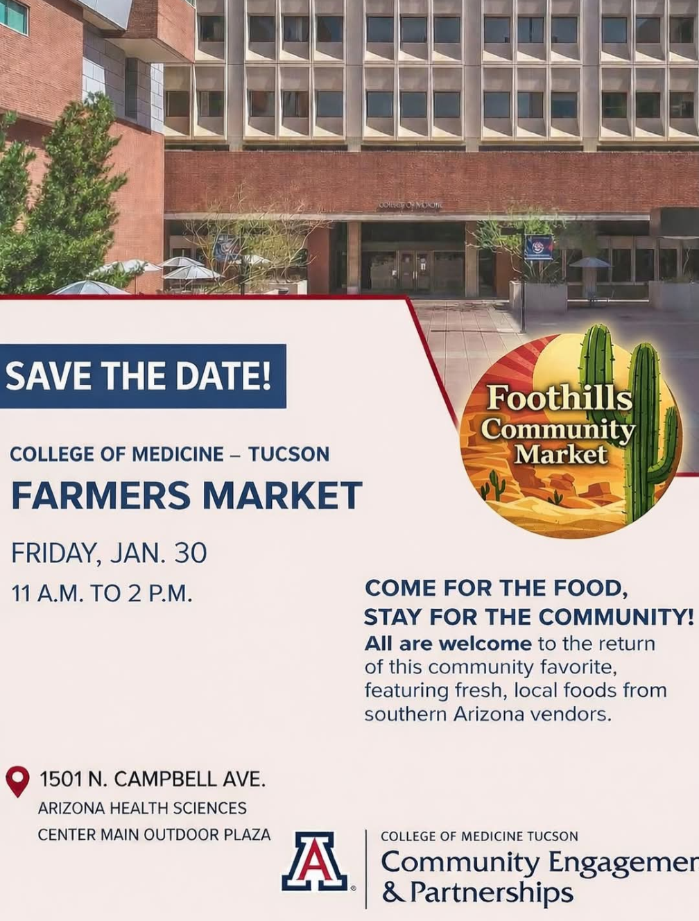 College of Medicine Pop-up Market