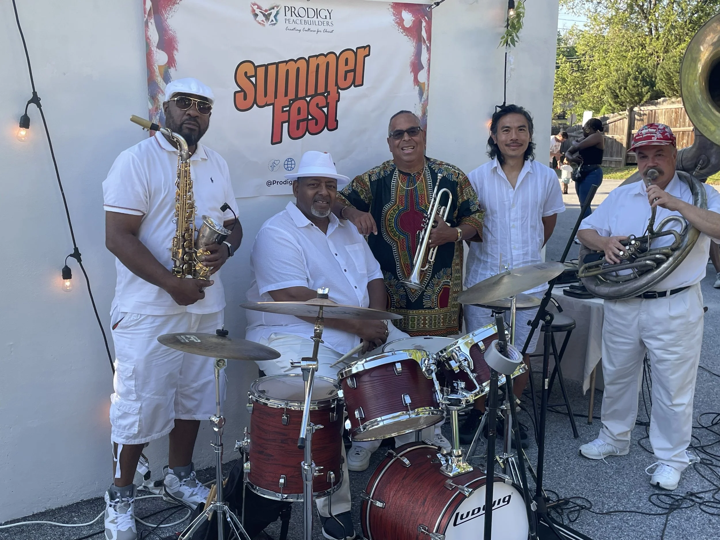 The "Jazz Crew" Quintet at the 2026 Collingdale Juneteenth Celebration!