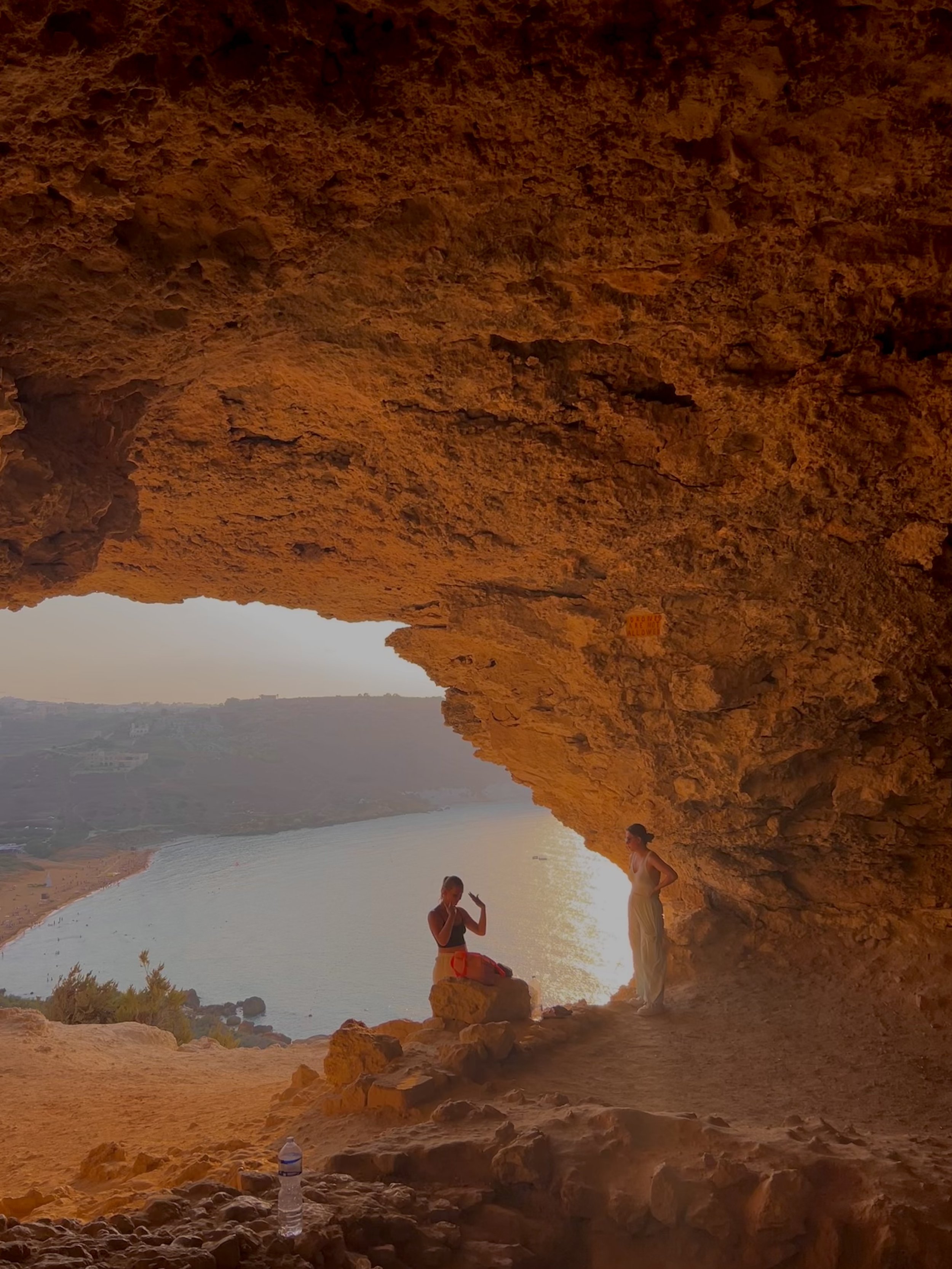 Sunset cave. Nadur, Gozo (2023)