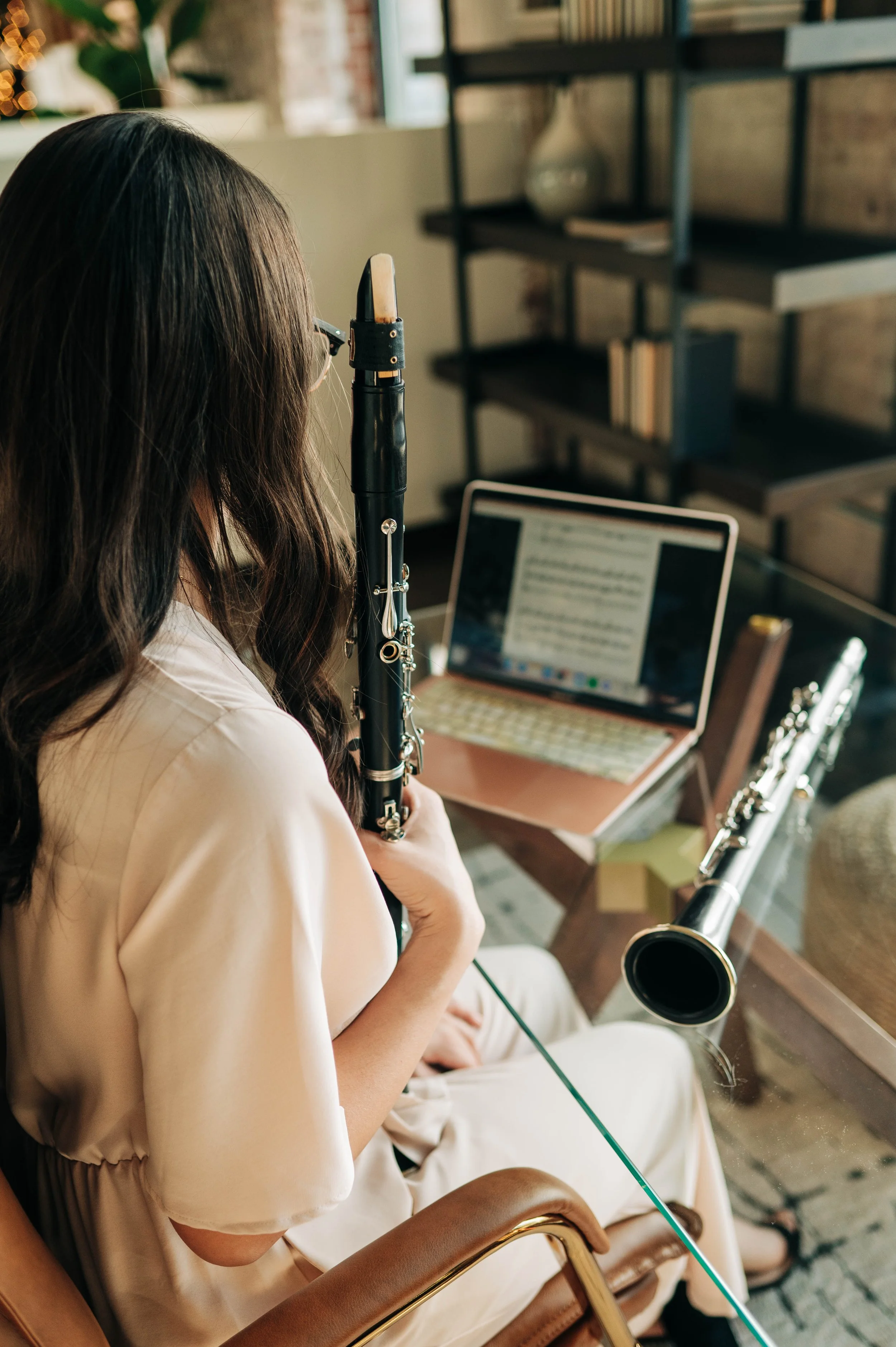 Online clarinet lessons. Online piano lessons.