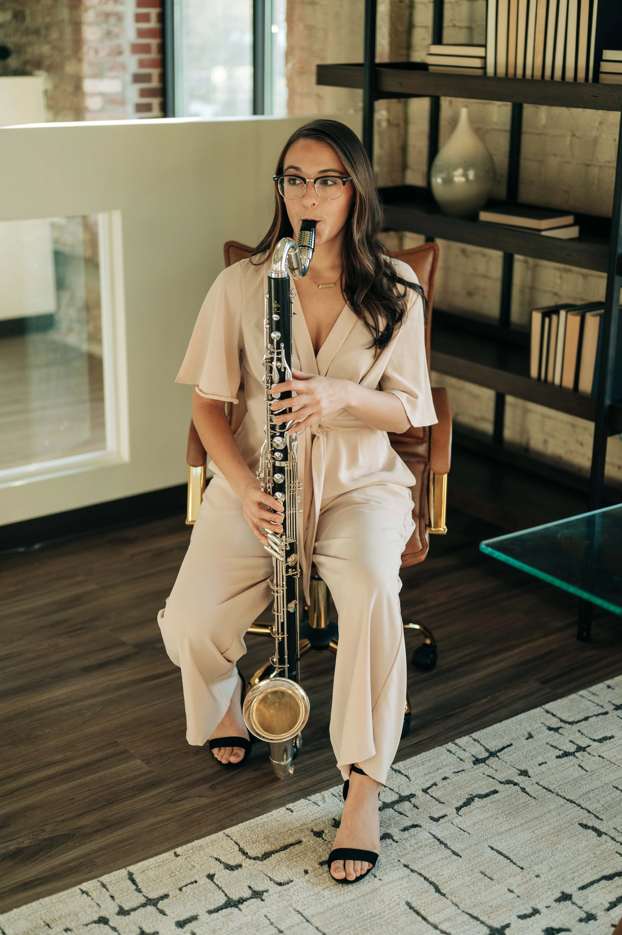 Clarinetist. Clarinet teacher. Music teacher. Online teacher. Clarinet player in Greensboro North Carolina. Adella Carlson