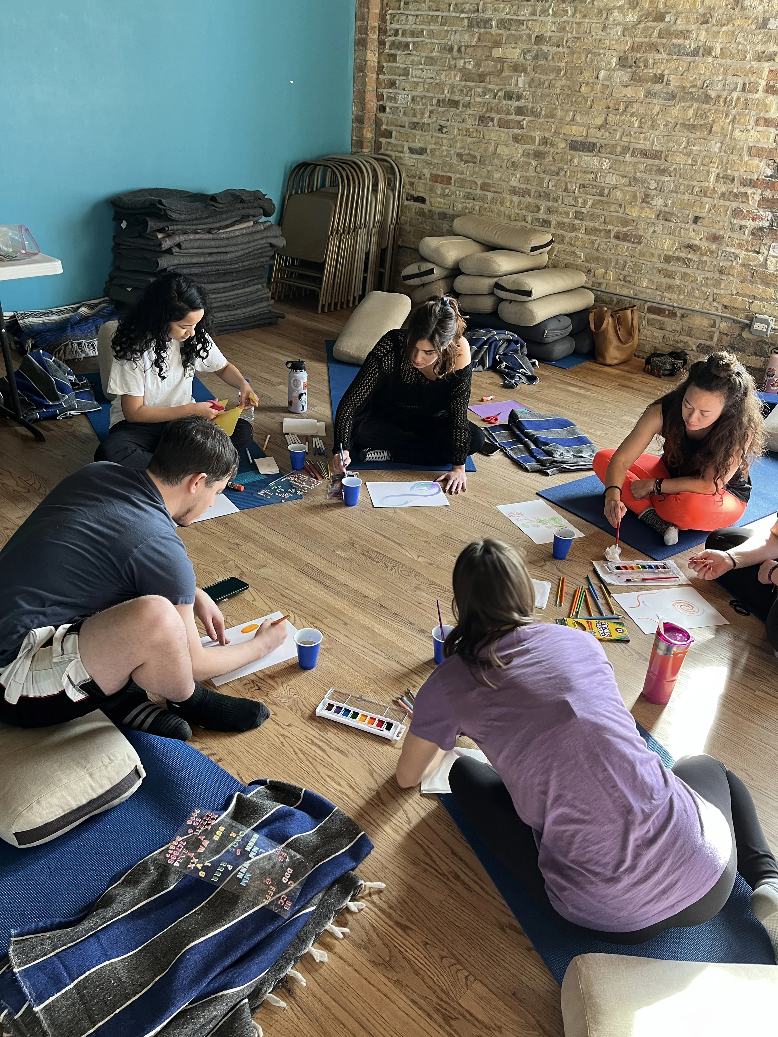 Yoga + Art Therapy